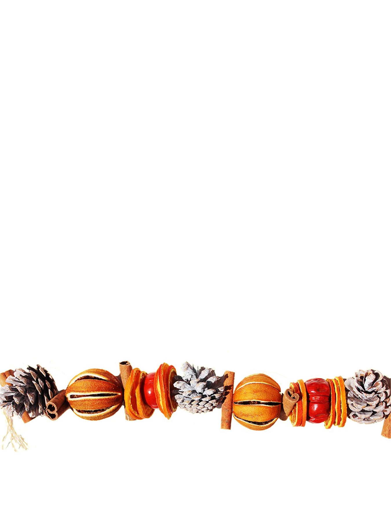 Orange Winter Garland Ornament 40cm