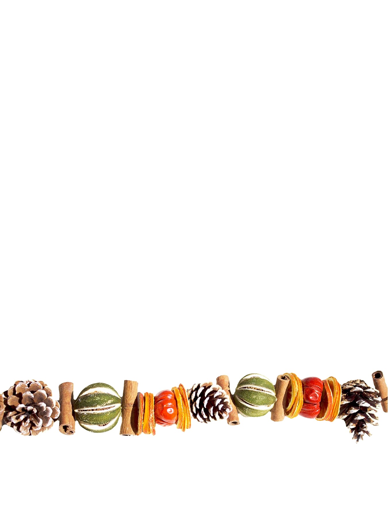 Lime Winter Garland Christmas Decoration 40cm