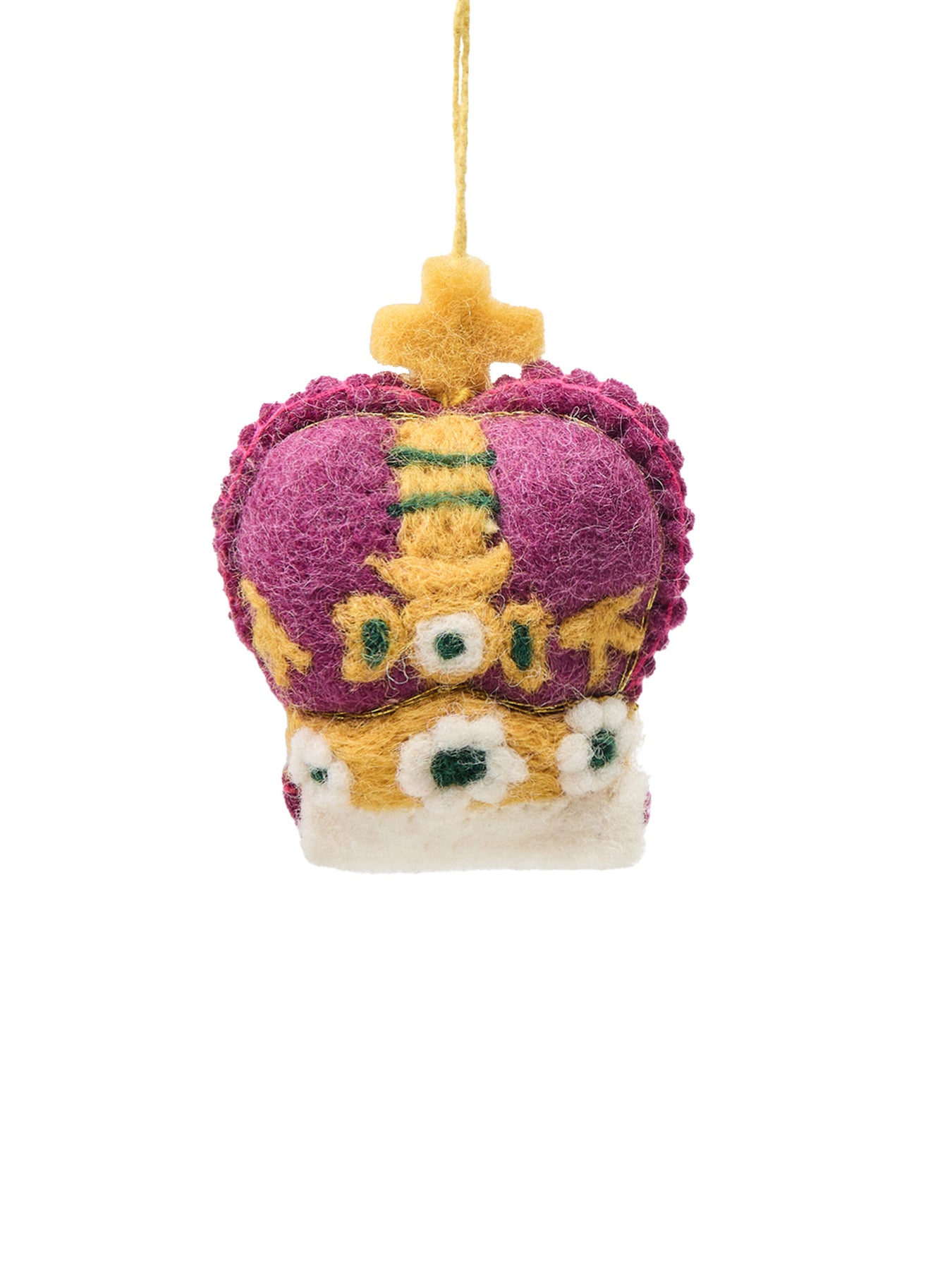 King Charles III Crown Christmas Tree Hanging Decoration