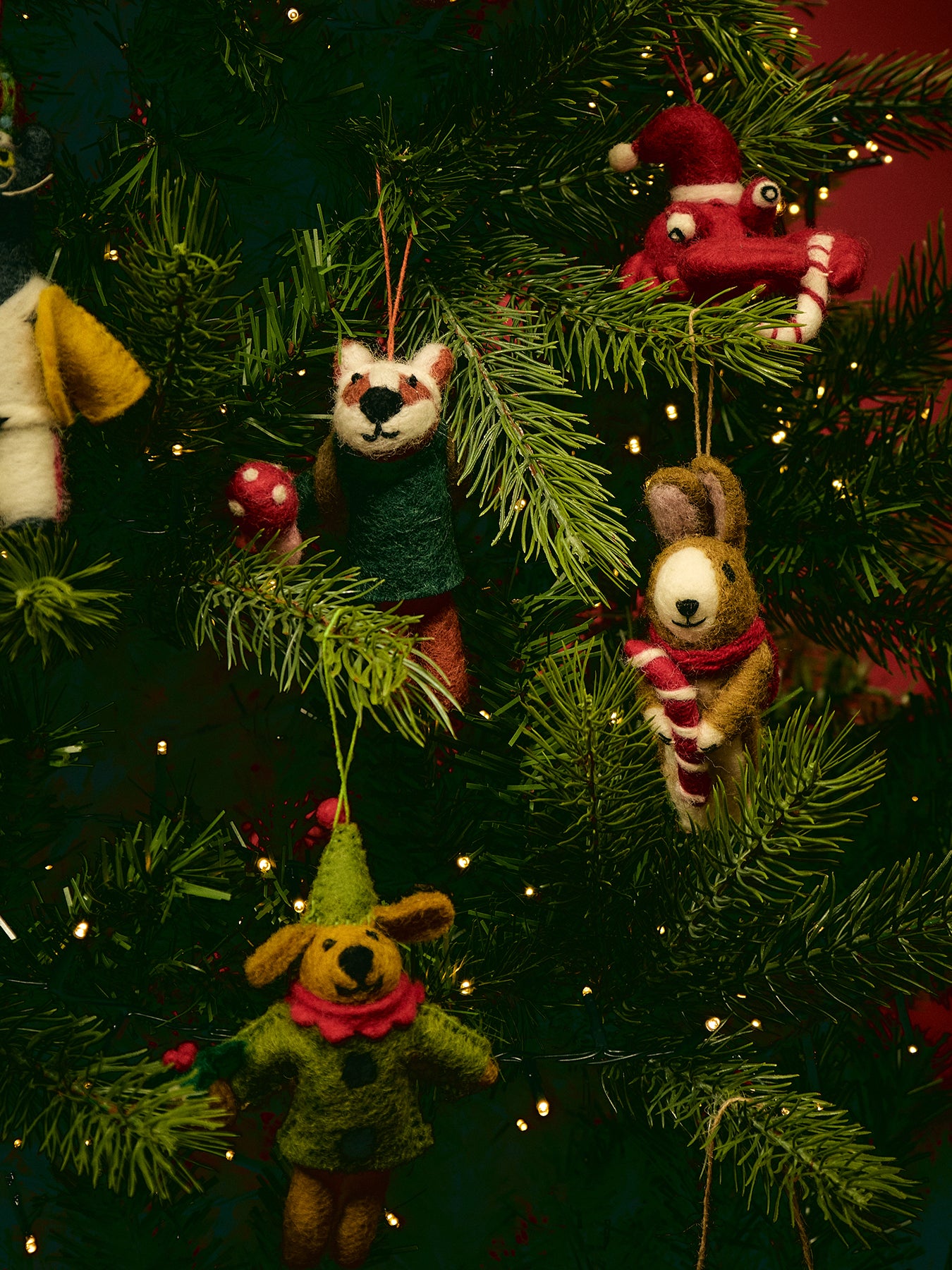 Frankie Foraging Fox Christmas Tree Hanging Decoration