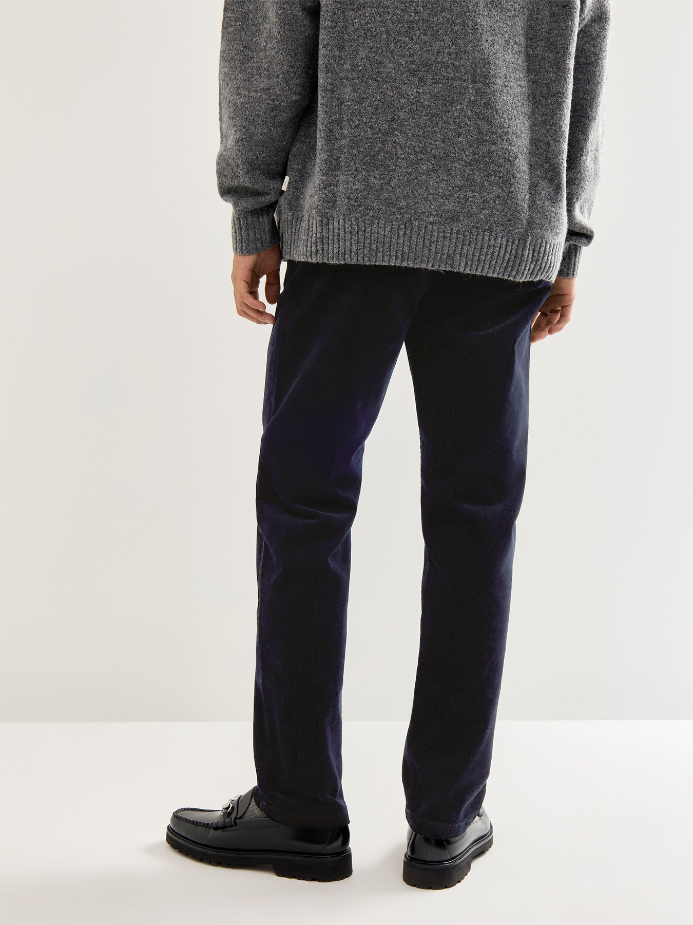 Regular Cord Cotton Chinos Blue