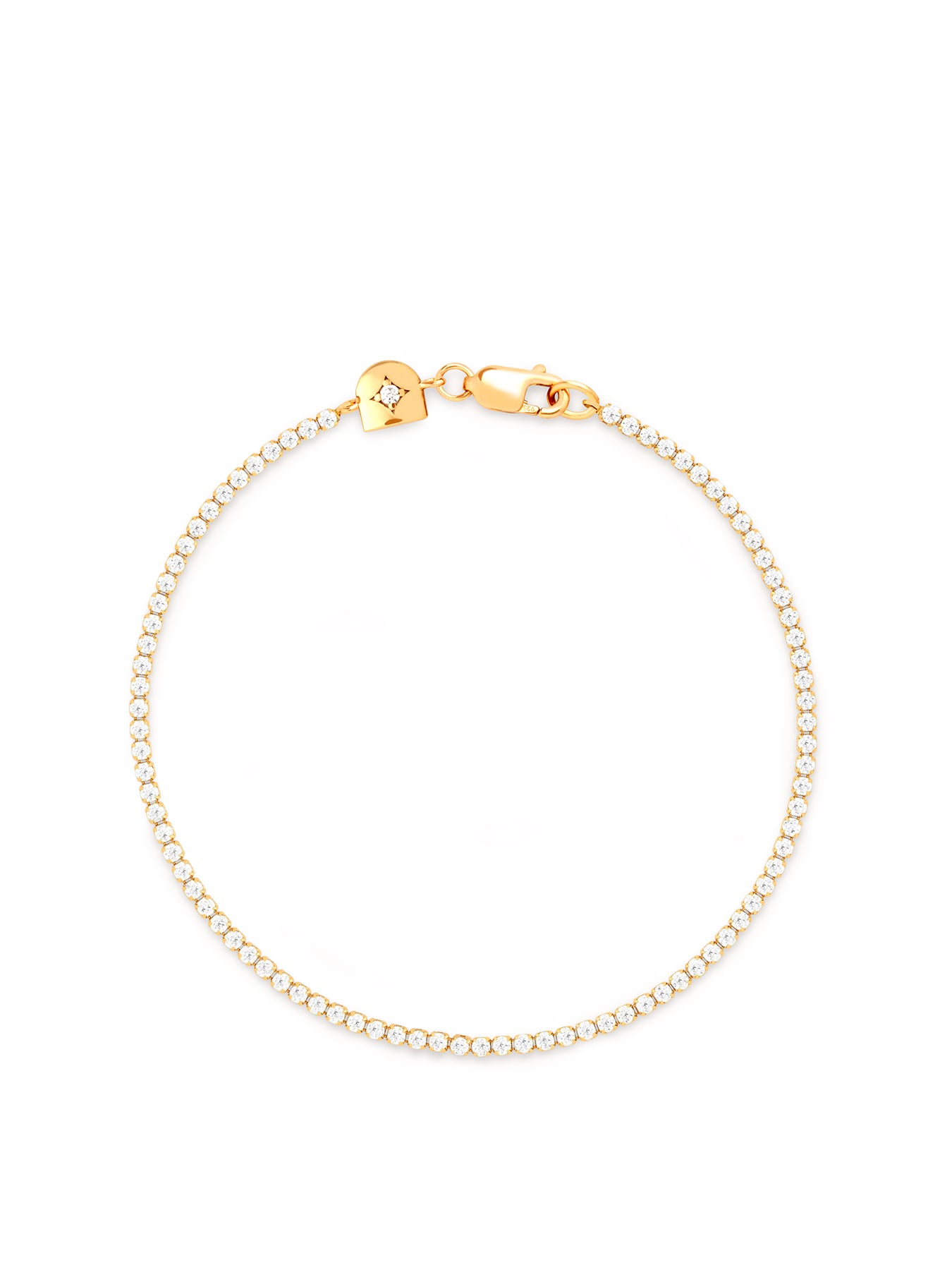 Tennis Chain Bracelet Gold