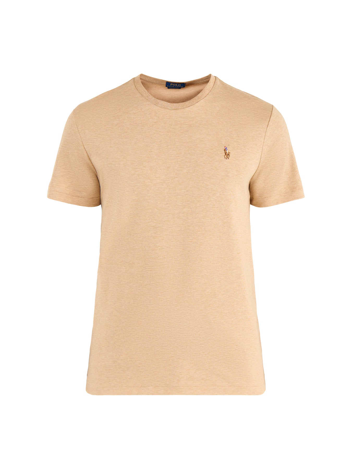 Pima Soft Touch Tee Classic Camel Heather