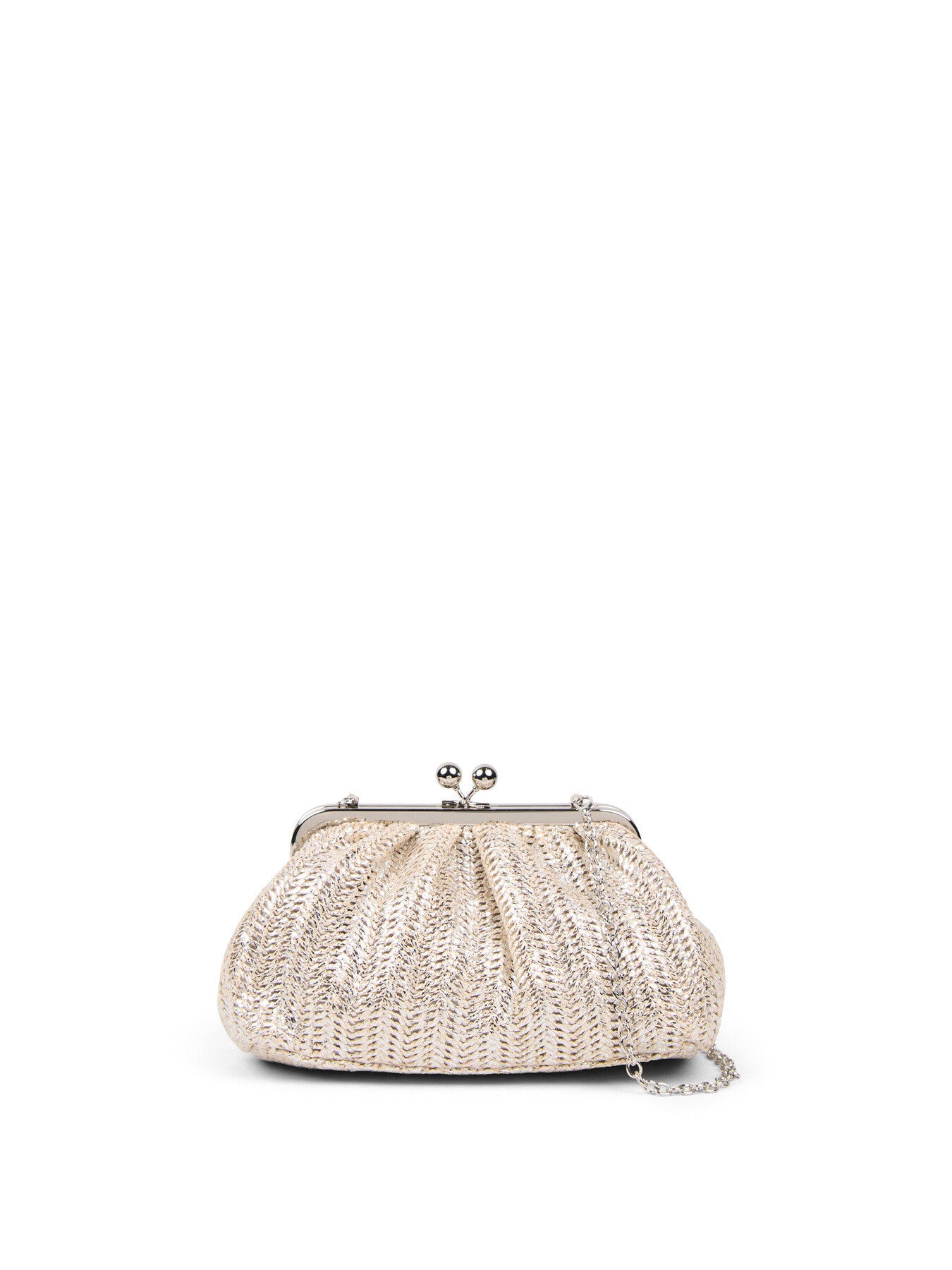 Top Clip Small Clutch with Chain