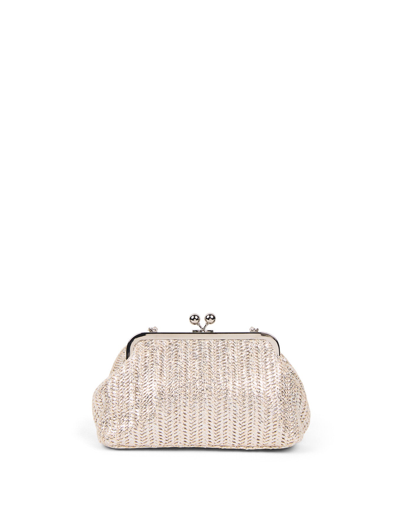 Top Clip Small Clutch with Chain