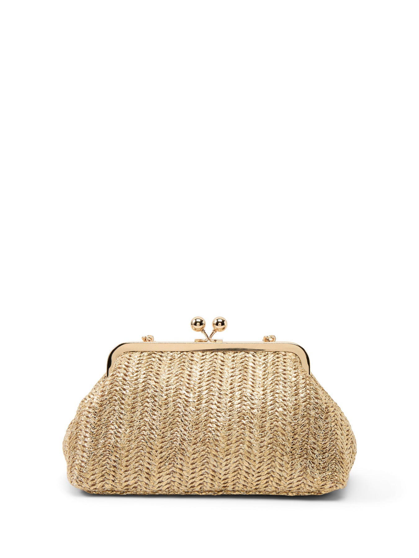 Top Clip Small Clutch with Chain