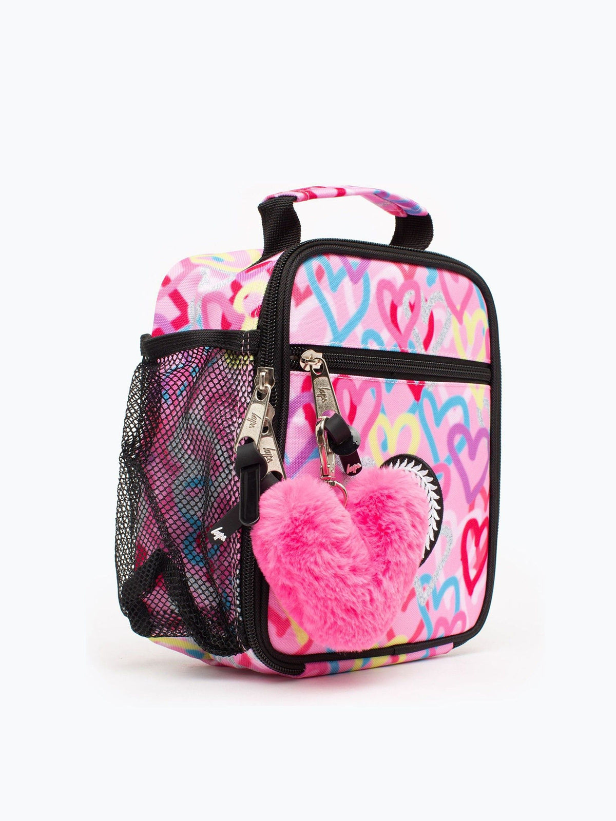 Graffiti Hearts Lunch Box - Pink