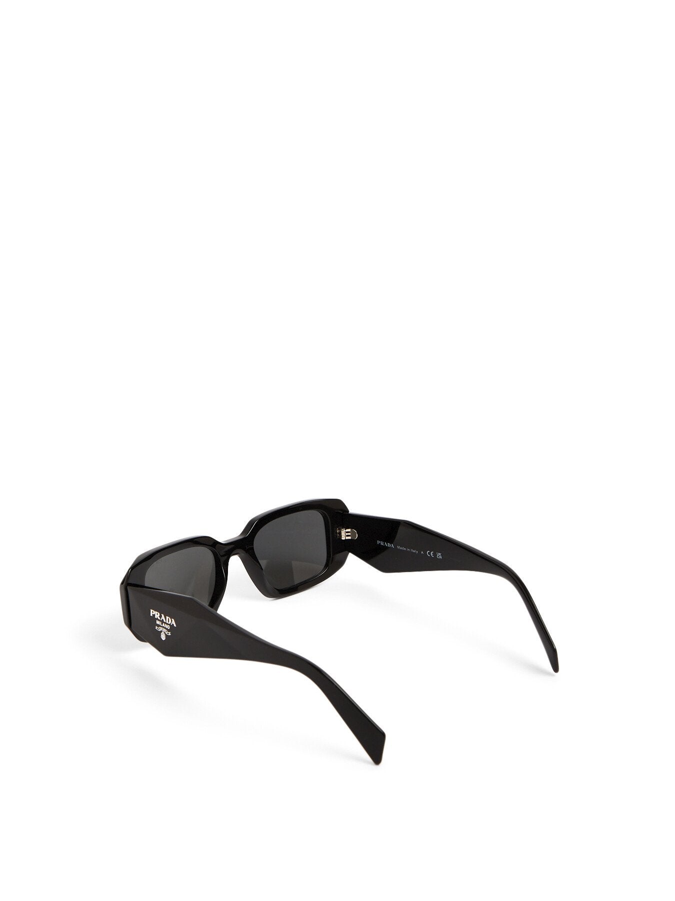 PR 17WS Slim Frame Acetate Geometric Arm Sunglasses