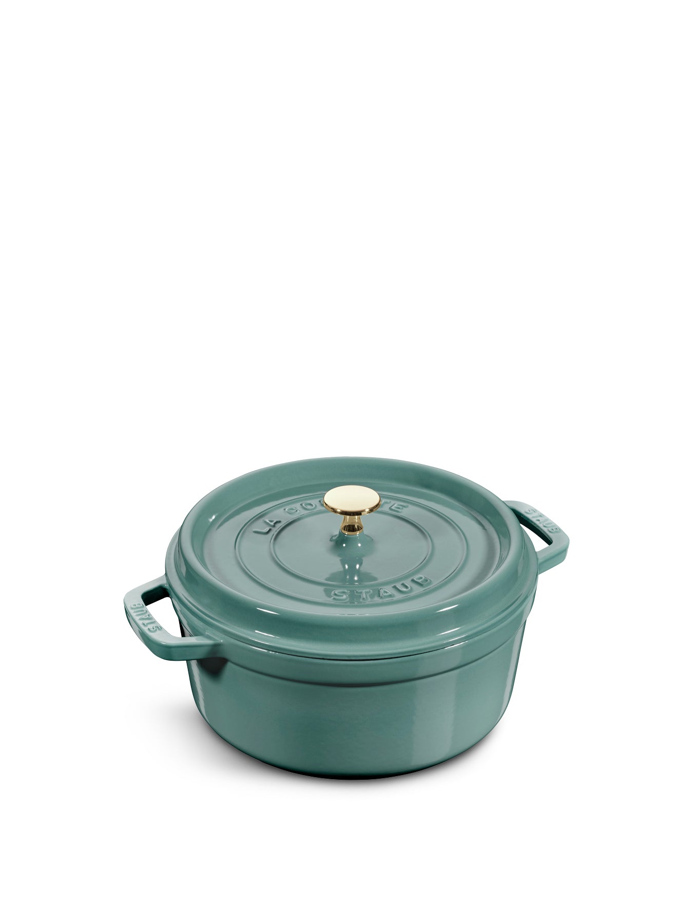 Round Cast Iron Cocotte Eucalyptus 20cm