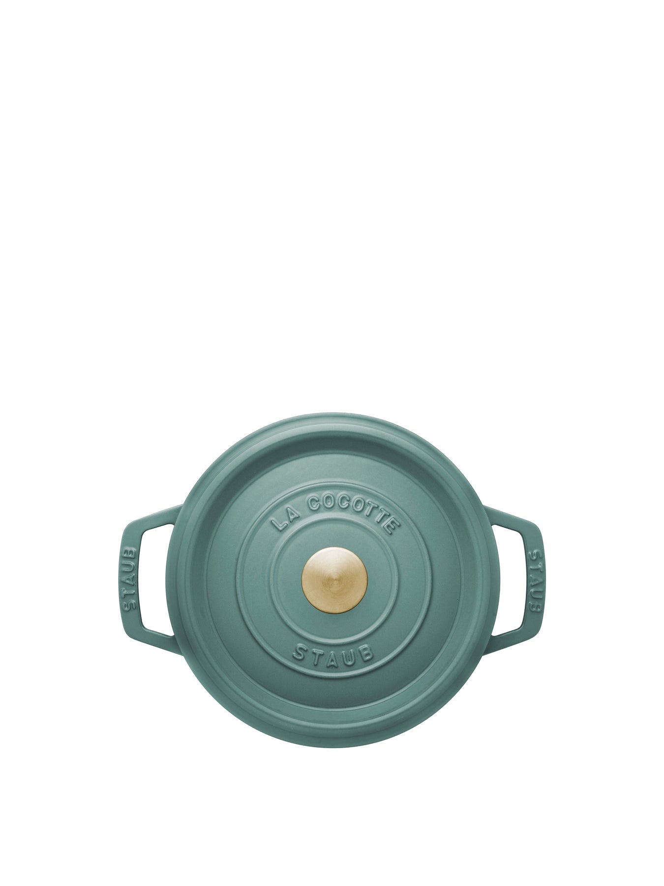 Round Cast Iron Cocotte Eucalyptus 20cm