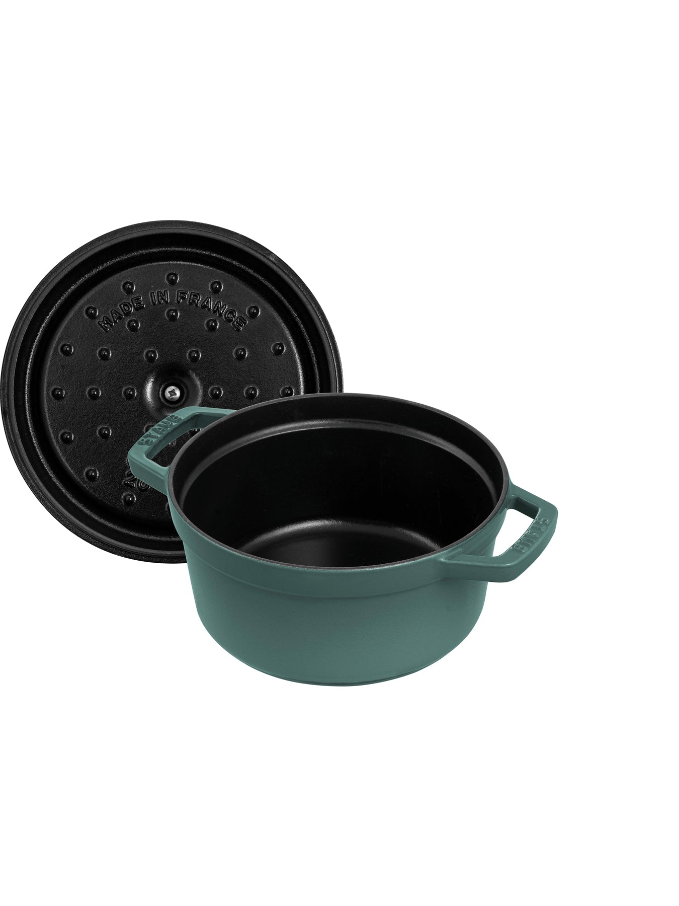 Round Cast Iron Cocotte Eucalyptus 20cm