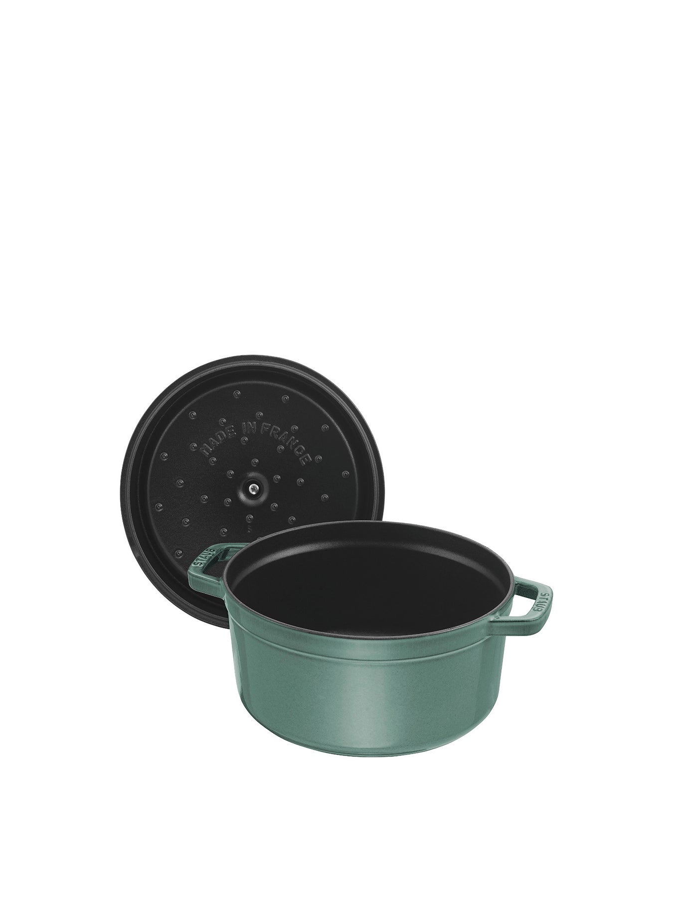Round Cast Iron Cocotte Eucalyptus 26cm