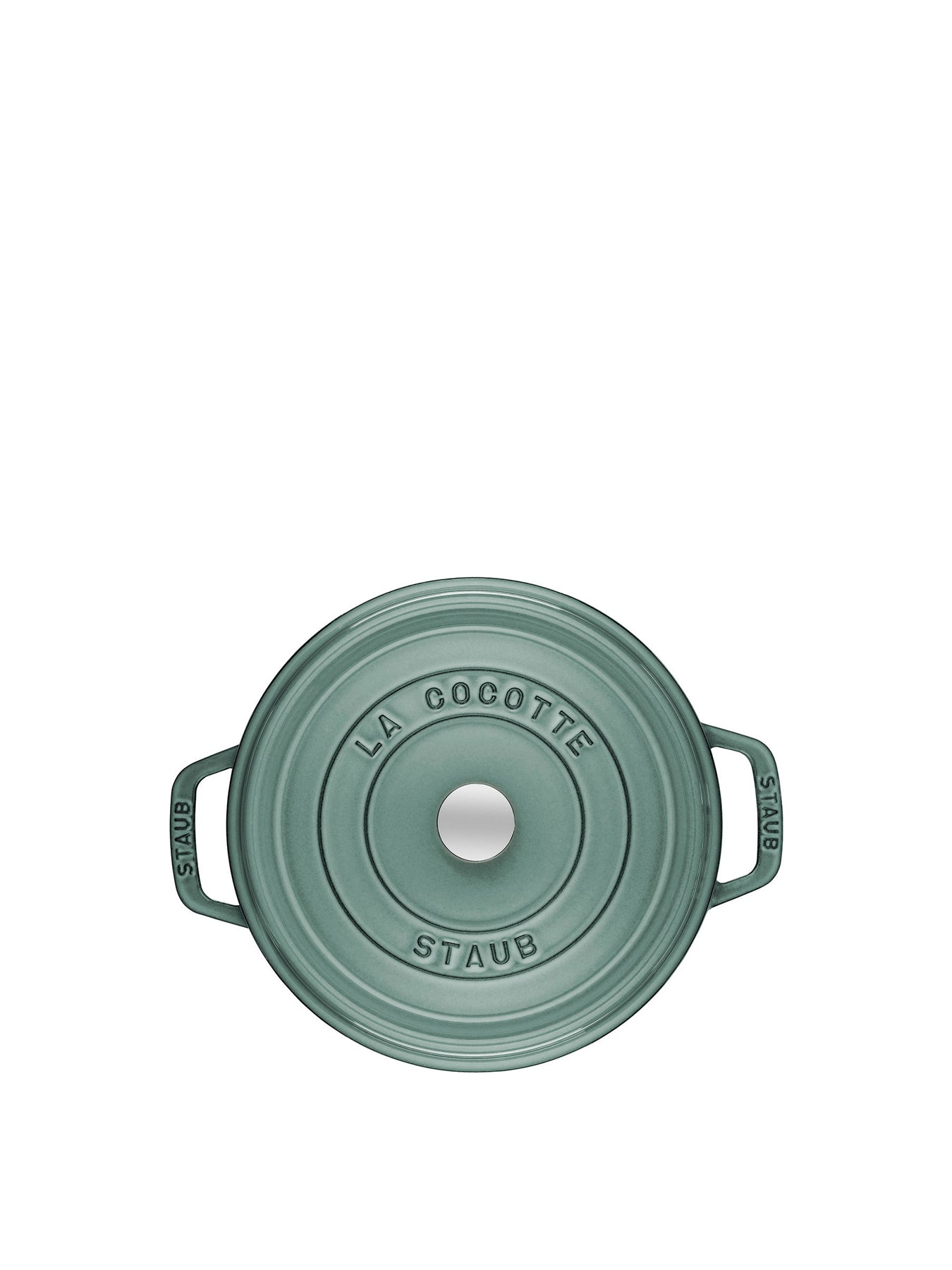 Round Cast Iron Cocotte Eucalyptus 28cm