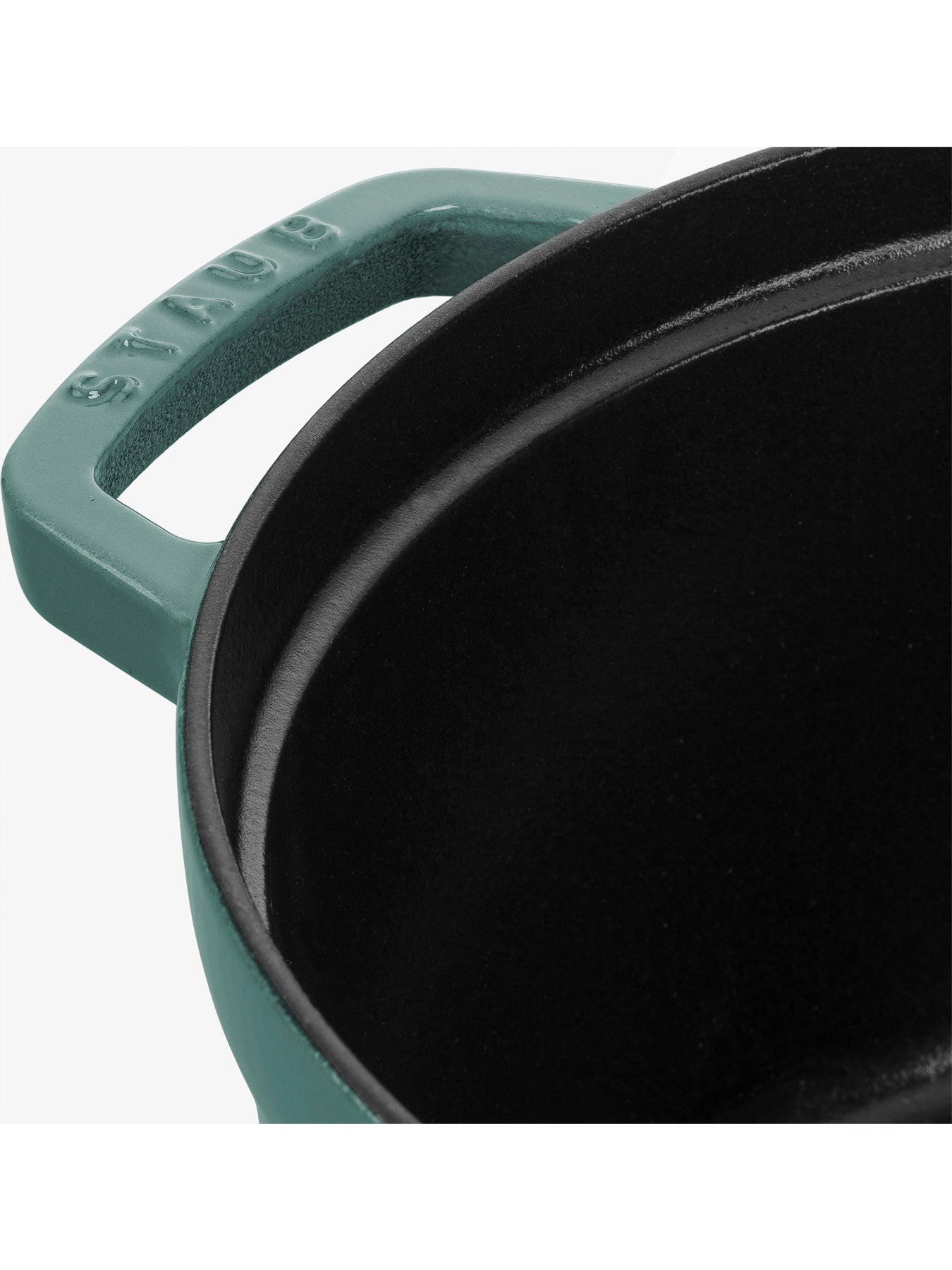 Round Cast Iron Cocotte Eucalyptus 28cm