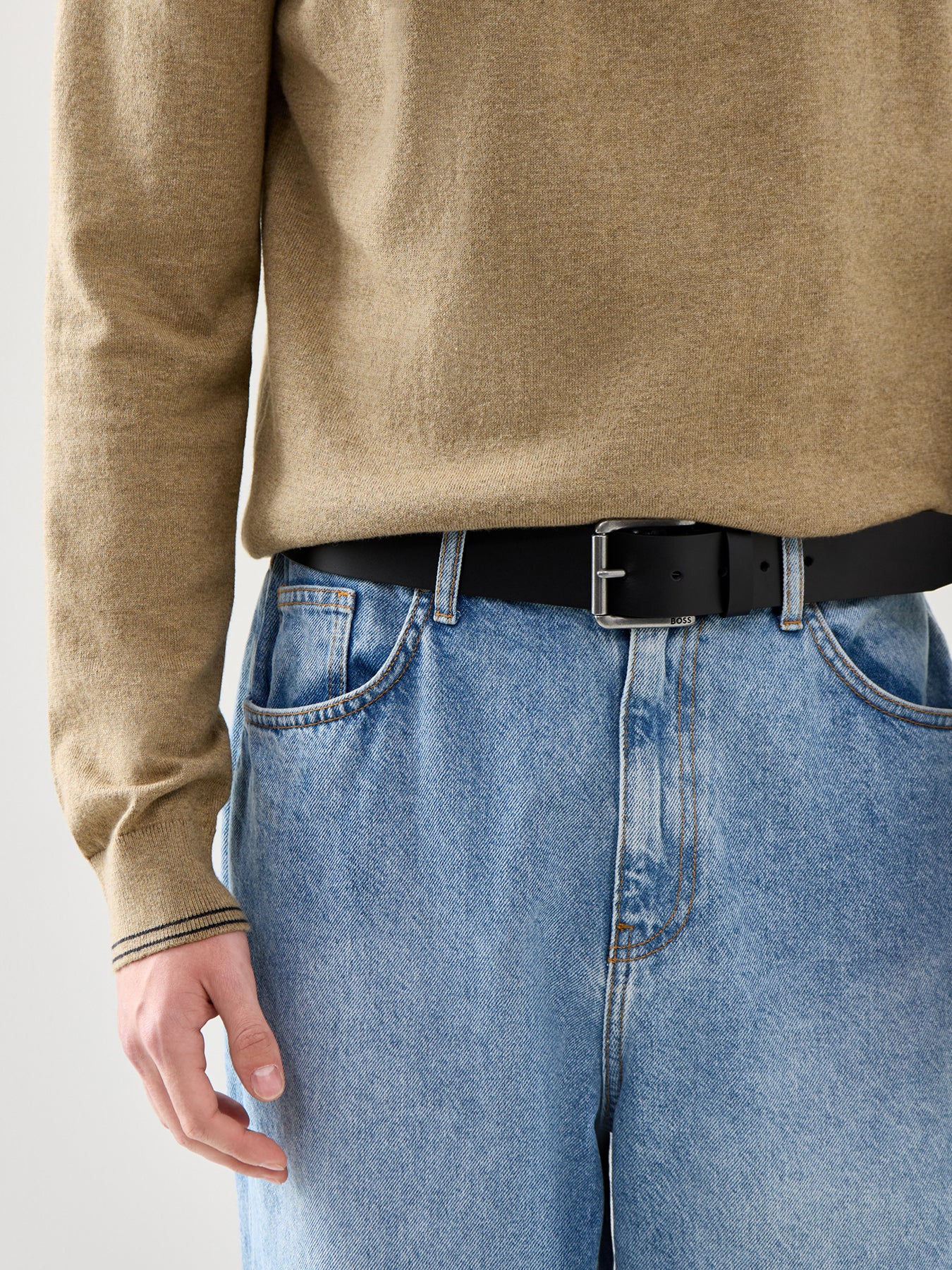 Joris Leather Belt Black