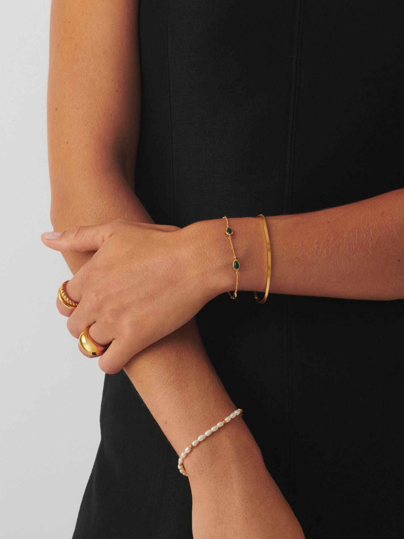 Green Malachite Stone Bracelet