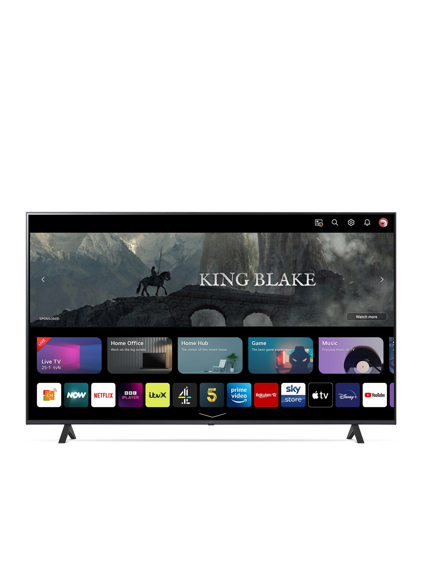 UR78 LED 50 Inch 4K Ultra HD HDR Smart TV 2023