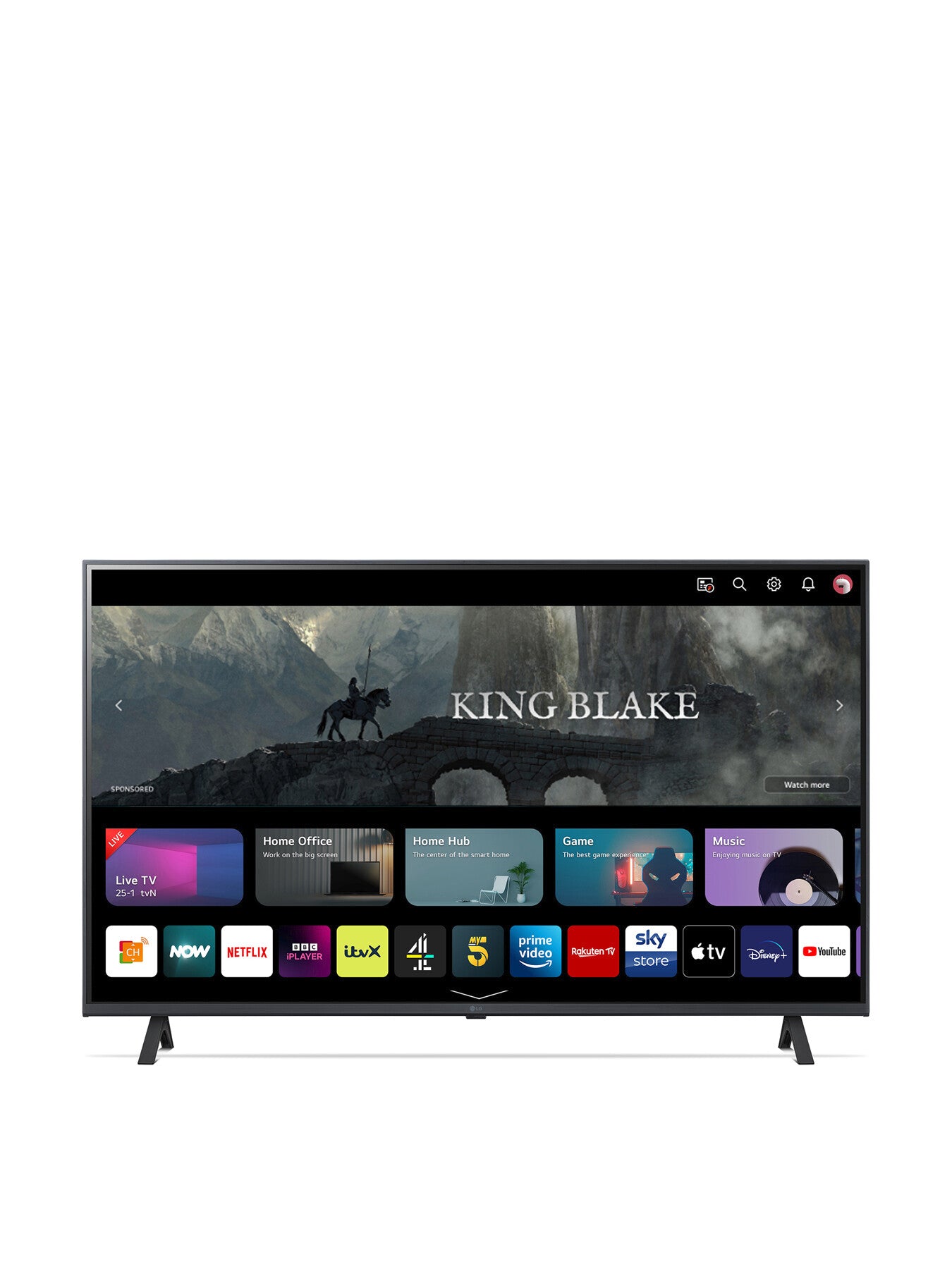 UR78 LED 43 Inch 4K Ultra HD HDR Smart TV 2023