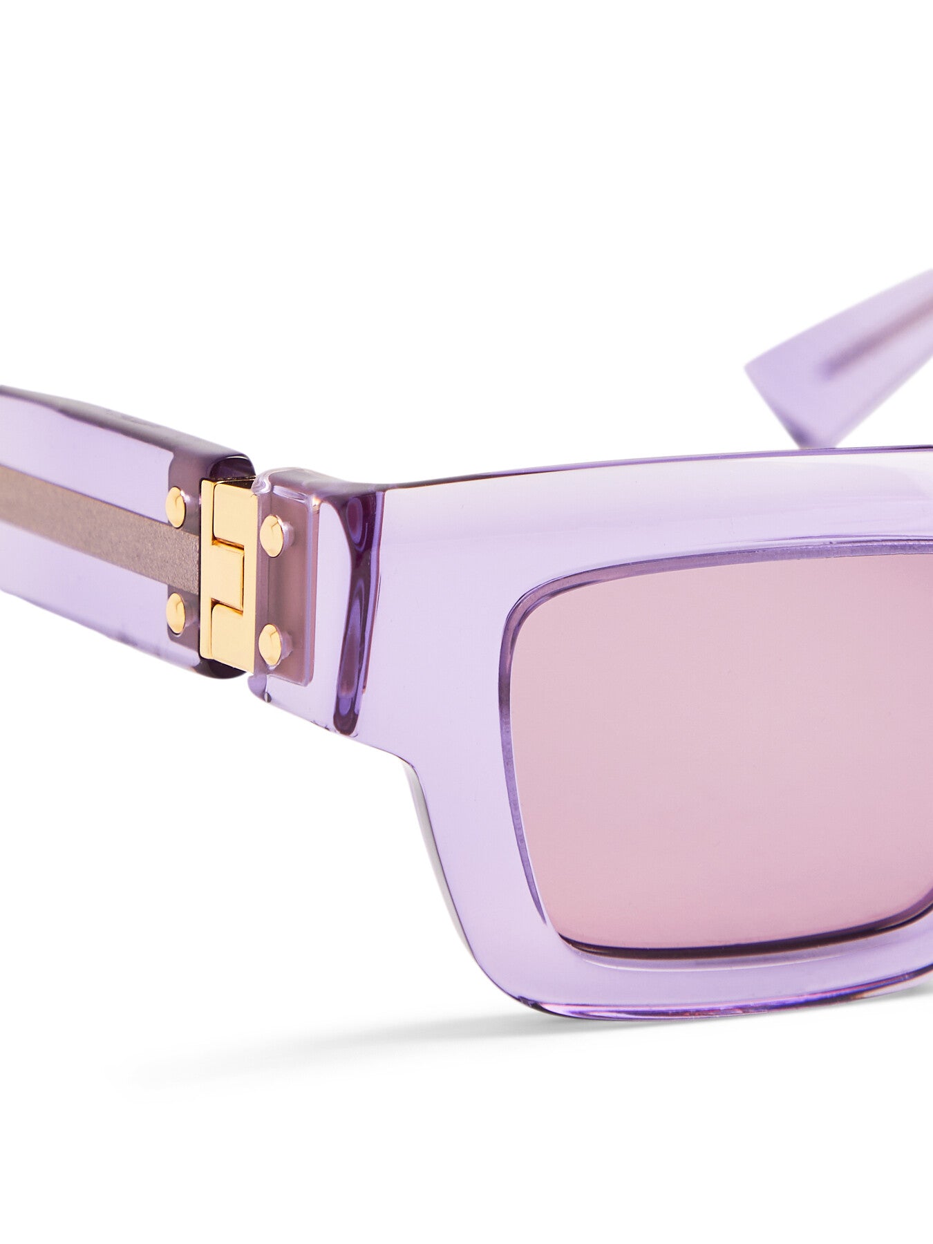 Rectangular Chunky Recycled Acetate Sunglasses