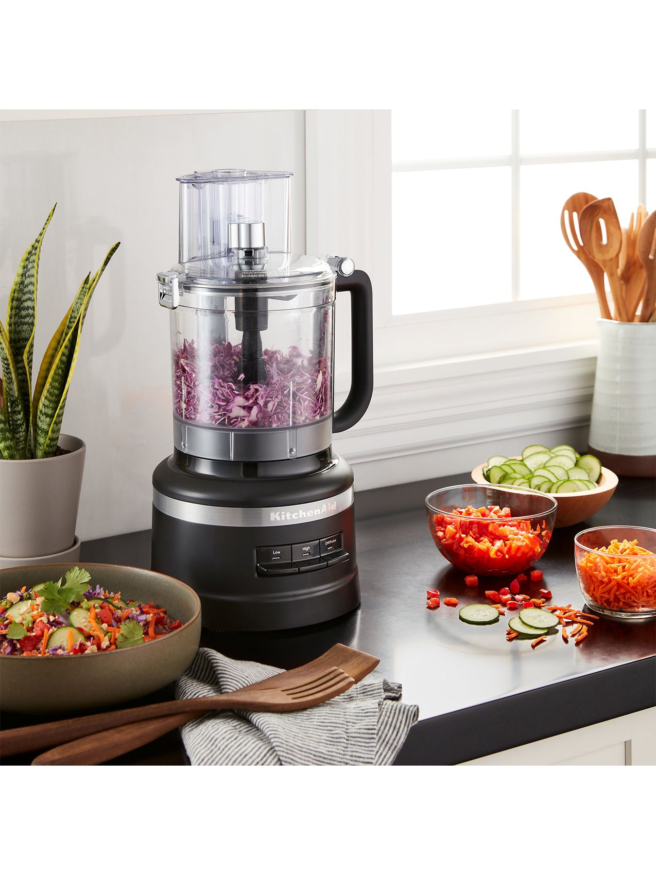 3.1L Food Processor Black