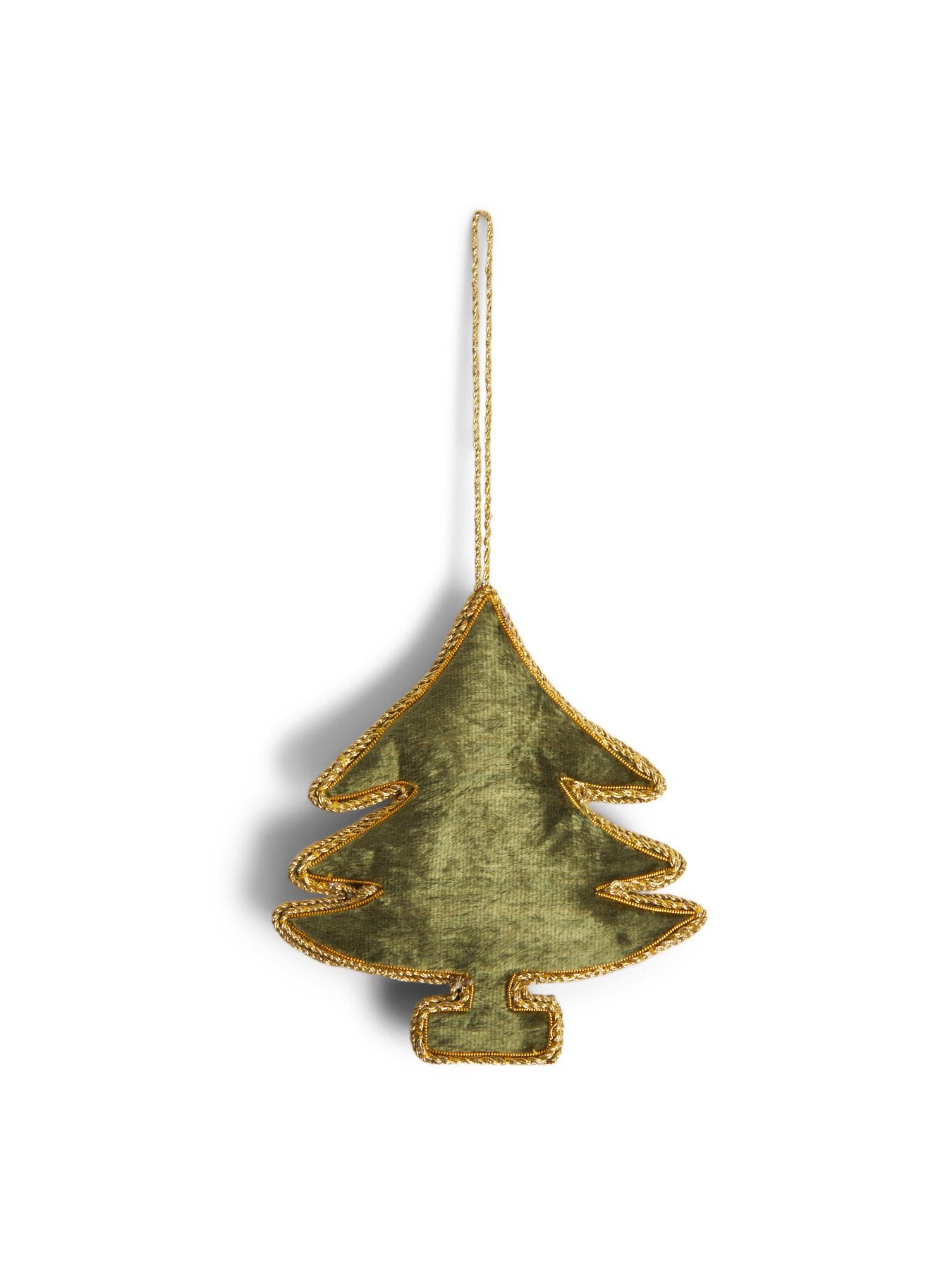 Emerald Crystal Christmas Tree Hanging Decoration