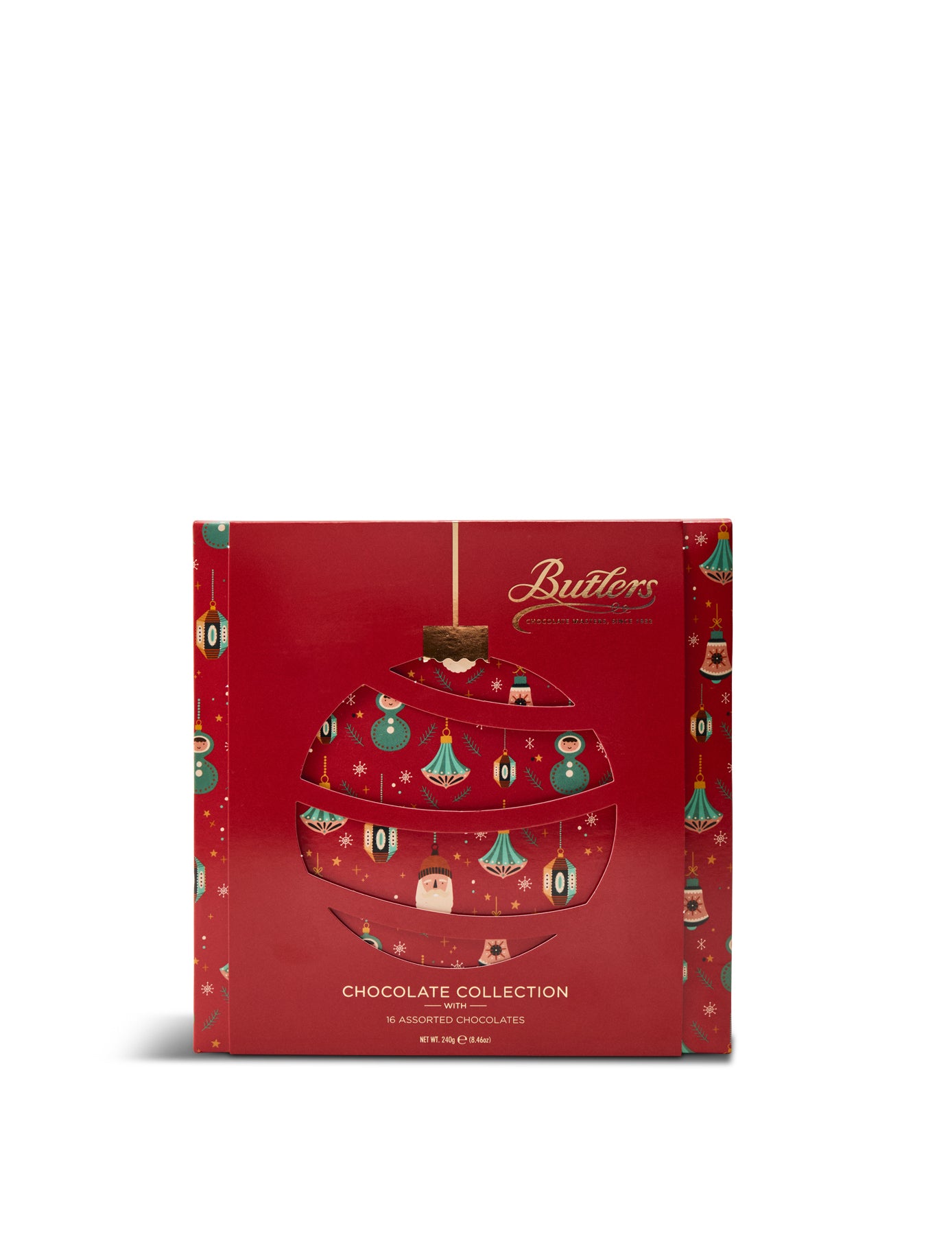 Christmas Motif Chocolate Box 240g