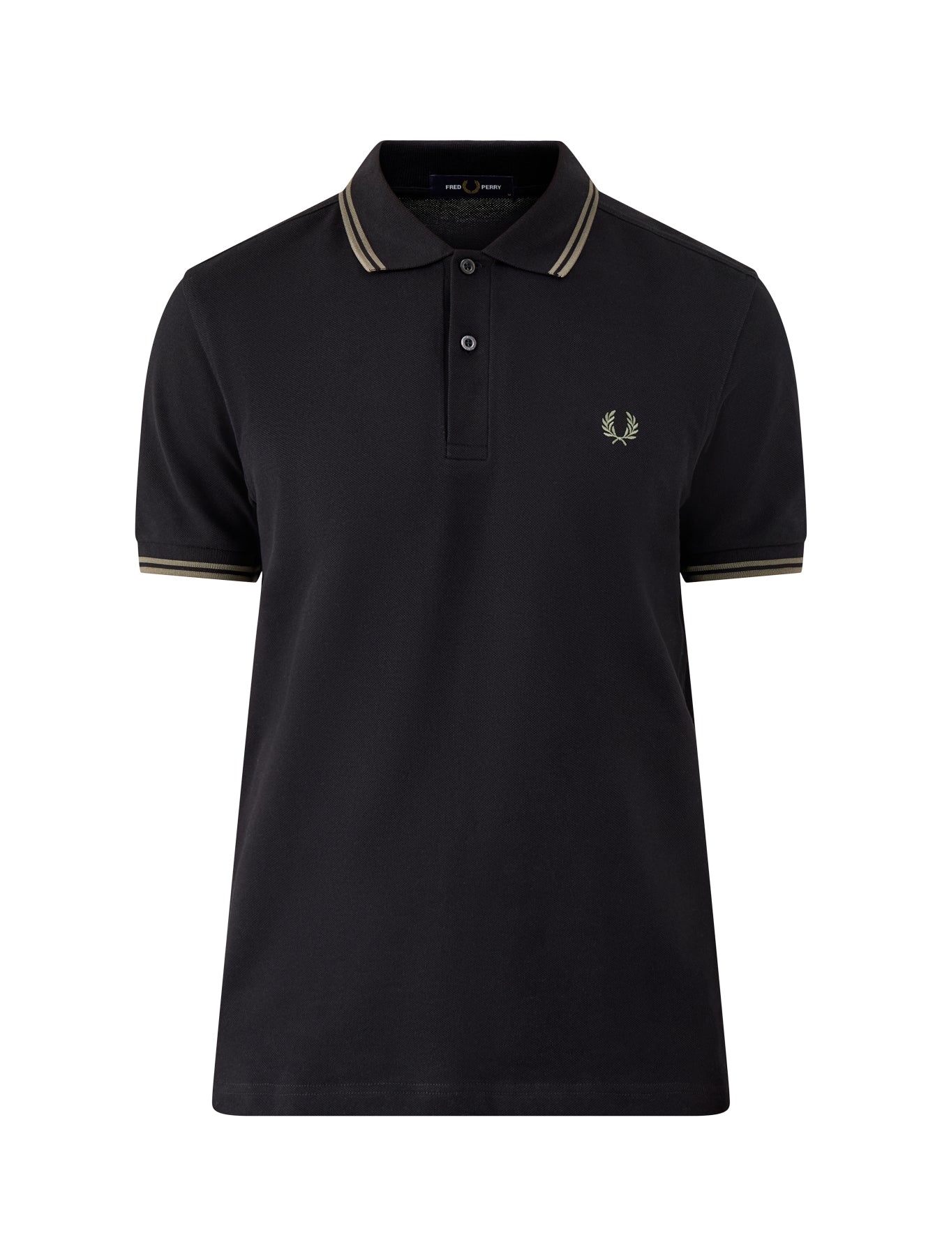 Twin Tipped Polo Shirt Black