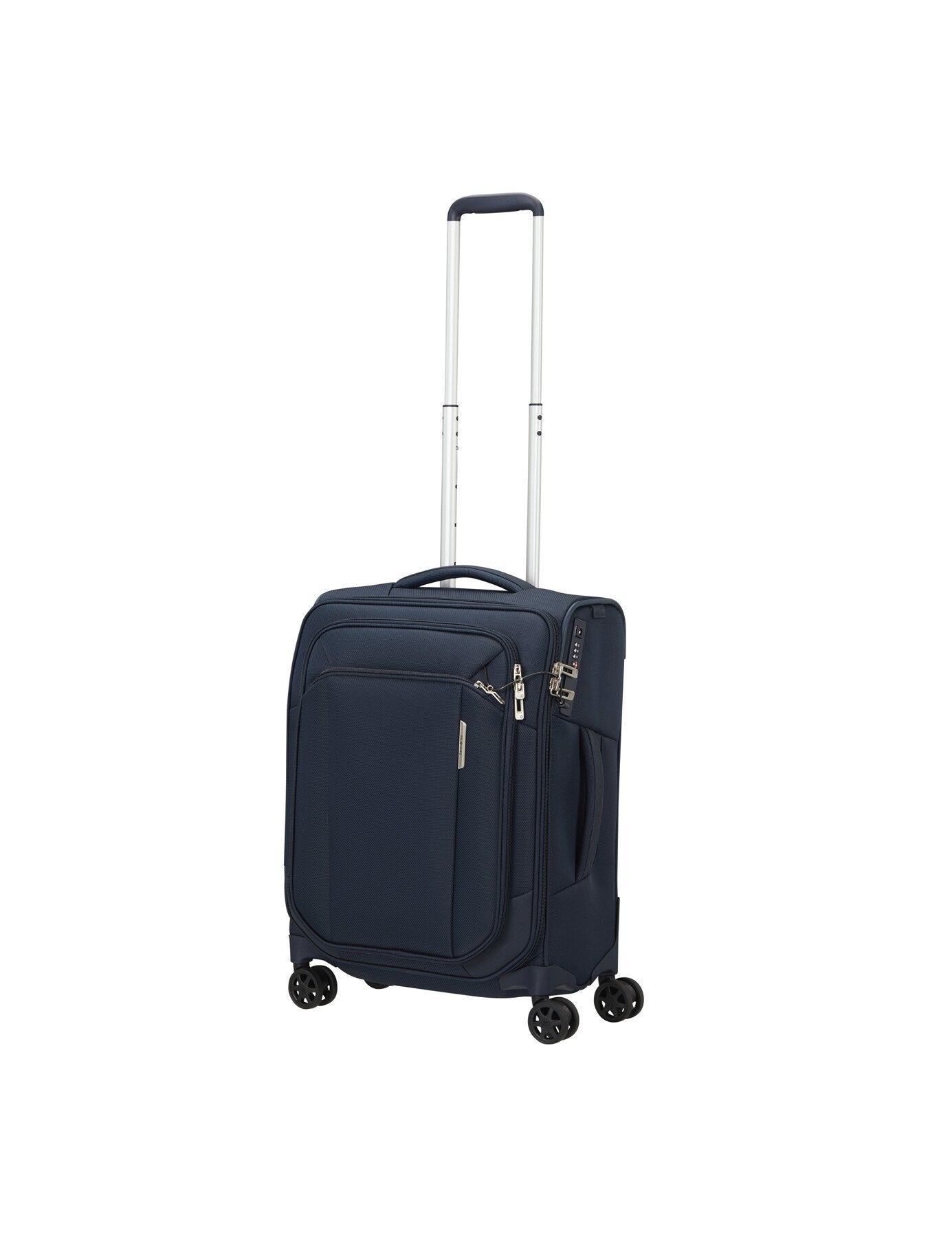 Samsonite Repsark Spinner 4 Wheel 55cm Expandable Suitcase Navy