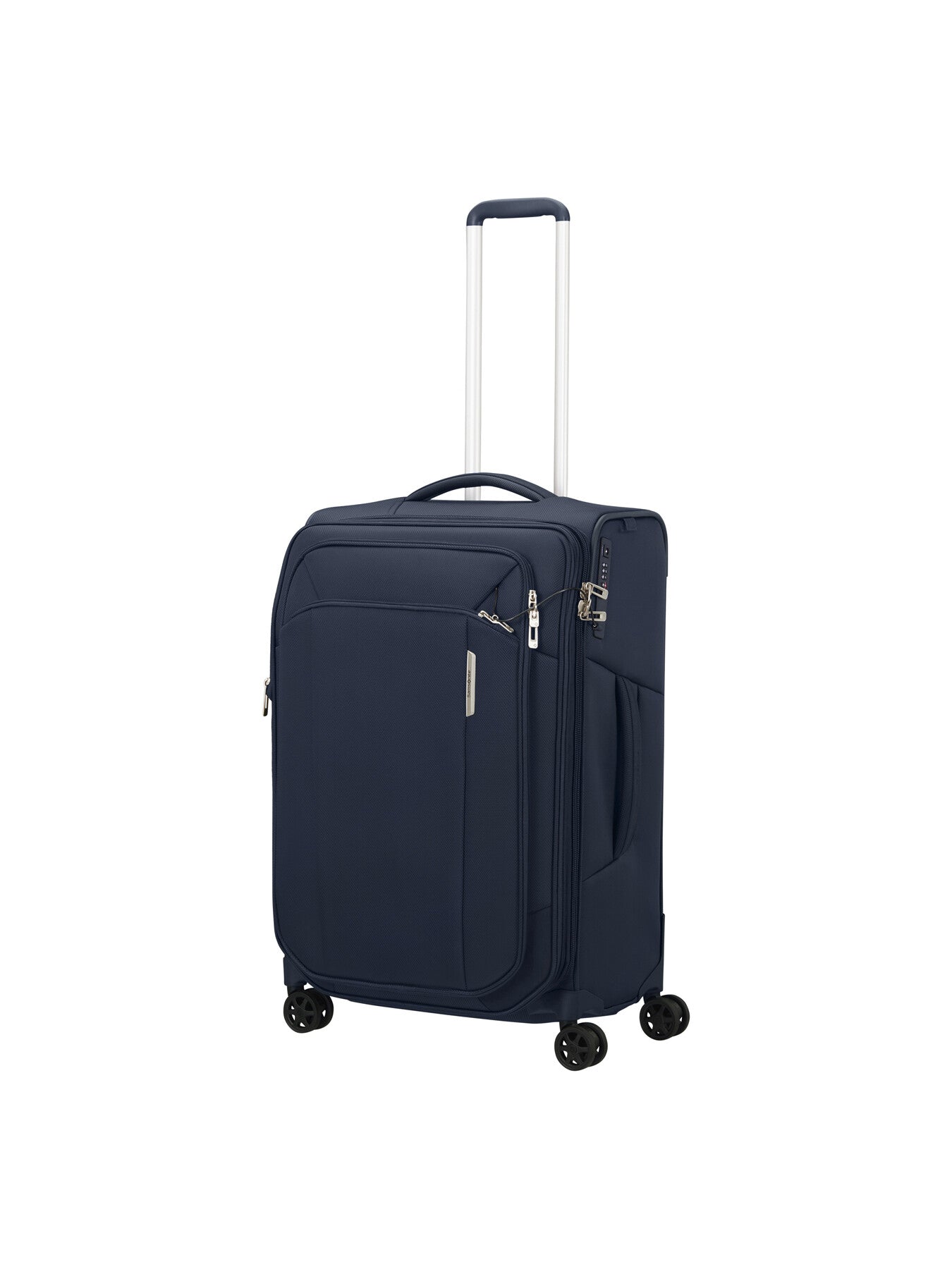 Samsonite Repsark Spinner 4 Wheel Expandable Suitcase Navy 67 cm