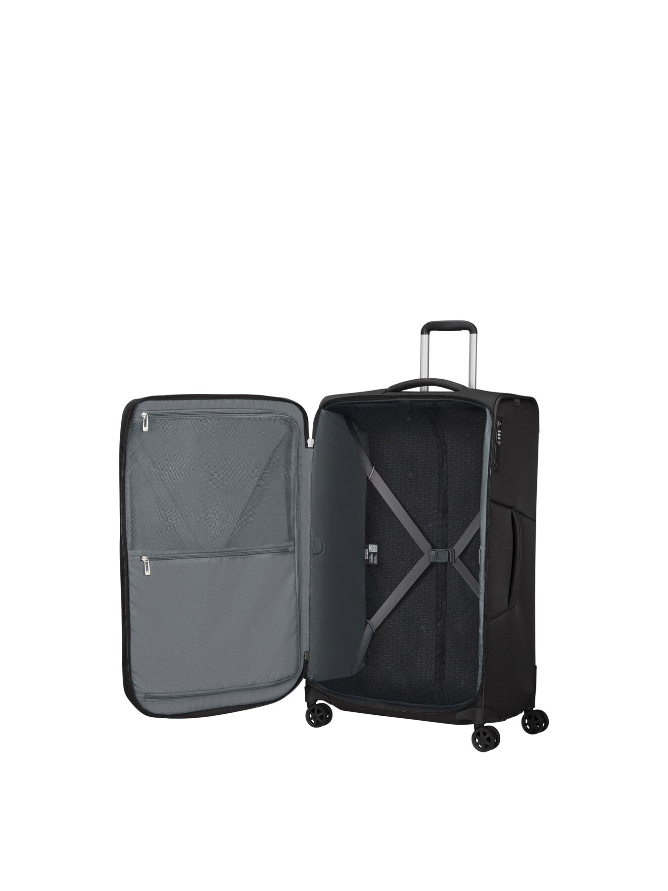 Samsonite Repsark Spinner 4 Wheel 79cm Expandable Suitcase Ozone Black