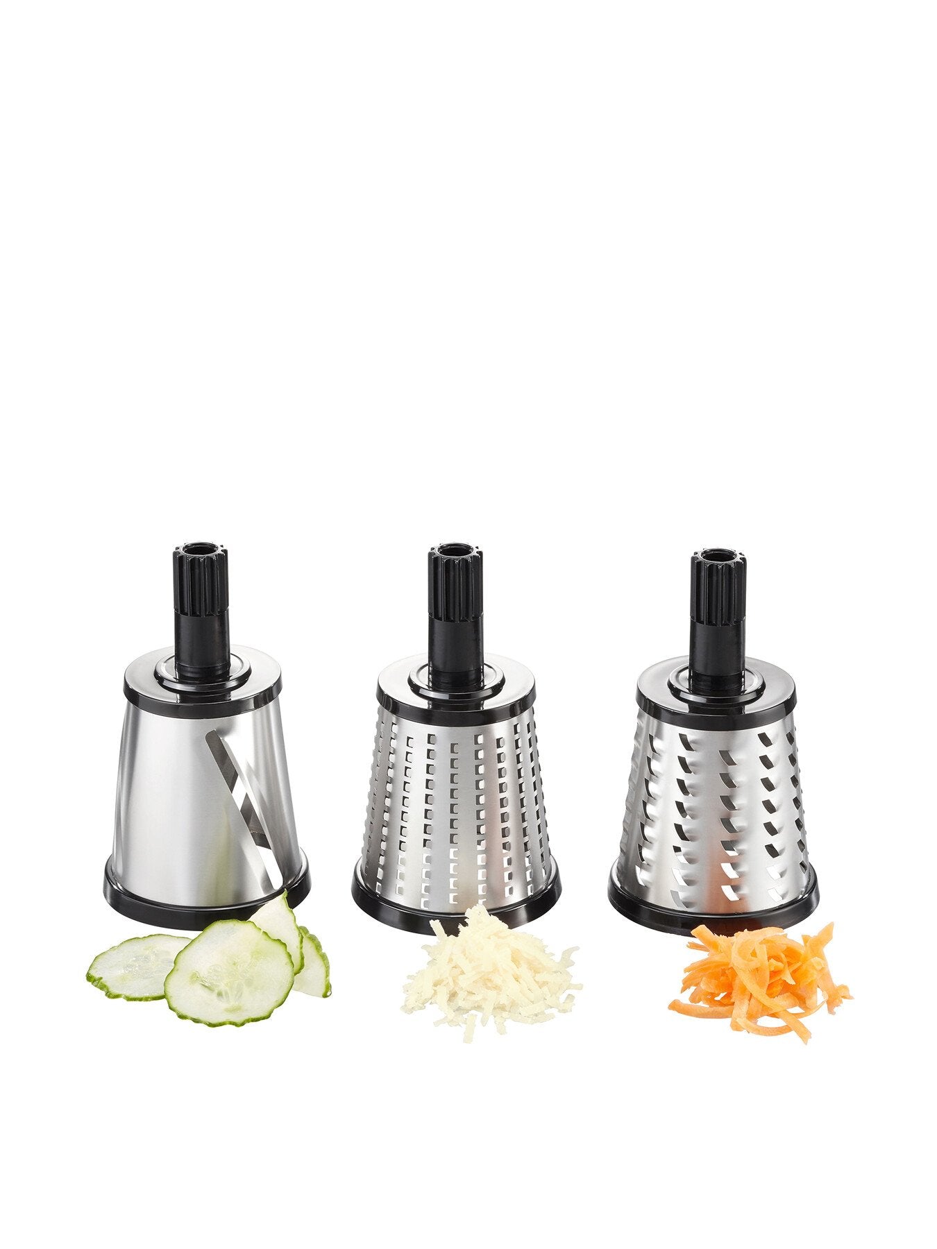 TRANSFORMA Rotary Grater with 3 Drums