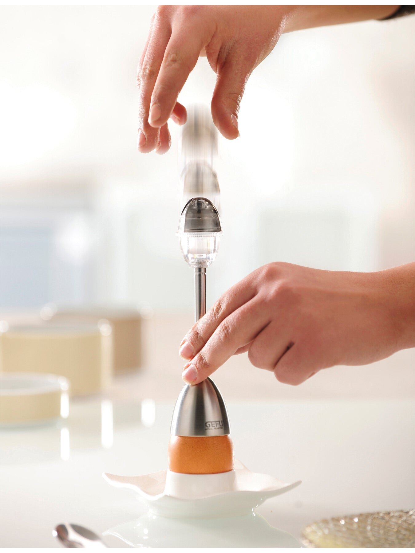 OVO Egg Cracker with Salt Shaker