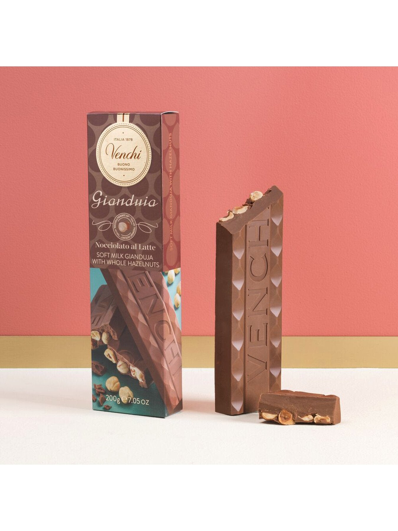 Milk Gianduia with Hazelnut Soft Bar 200g
