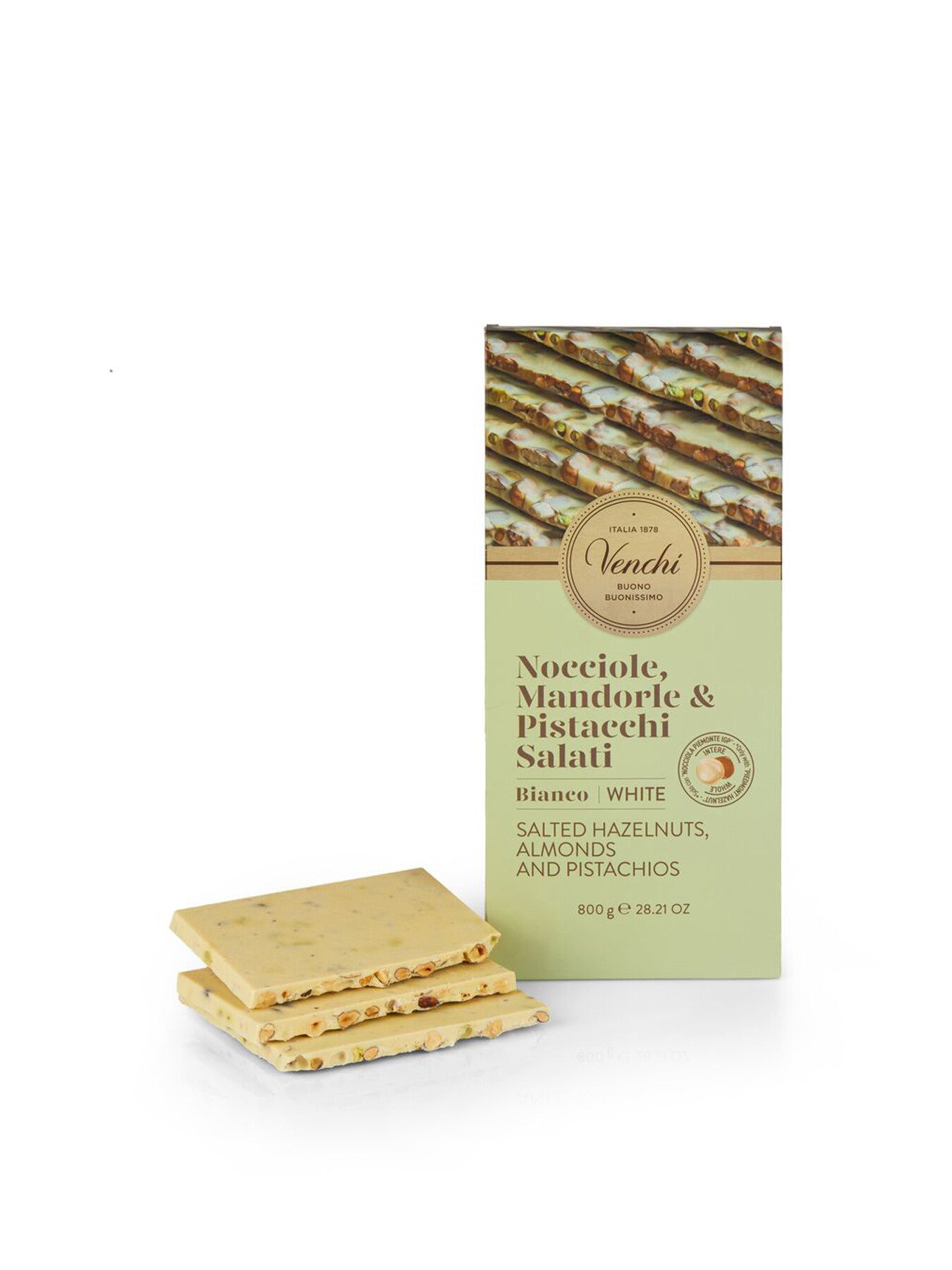 White Chocolate Salted with Salted Nuts Maxi Bar 800g