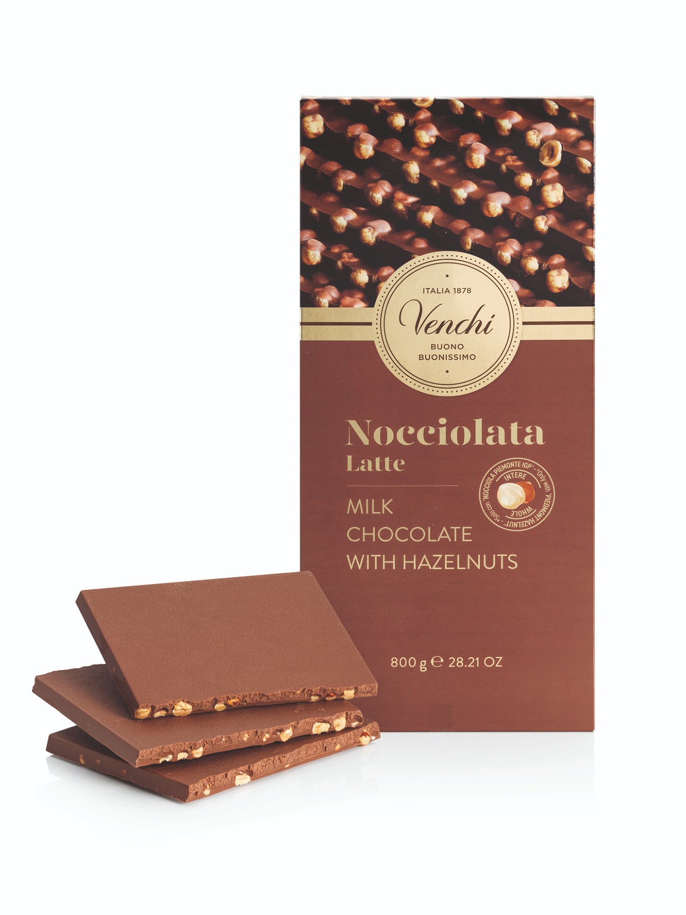 Milk Chocolate with Hazelnuts Maxi Bar 800g