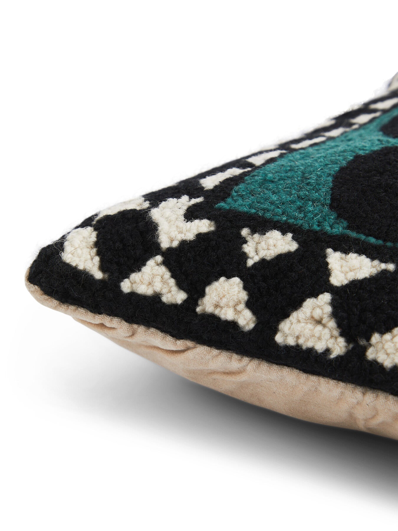 Teal and Pearls Cushion