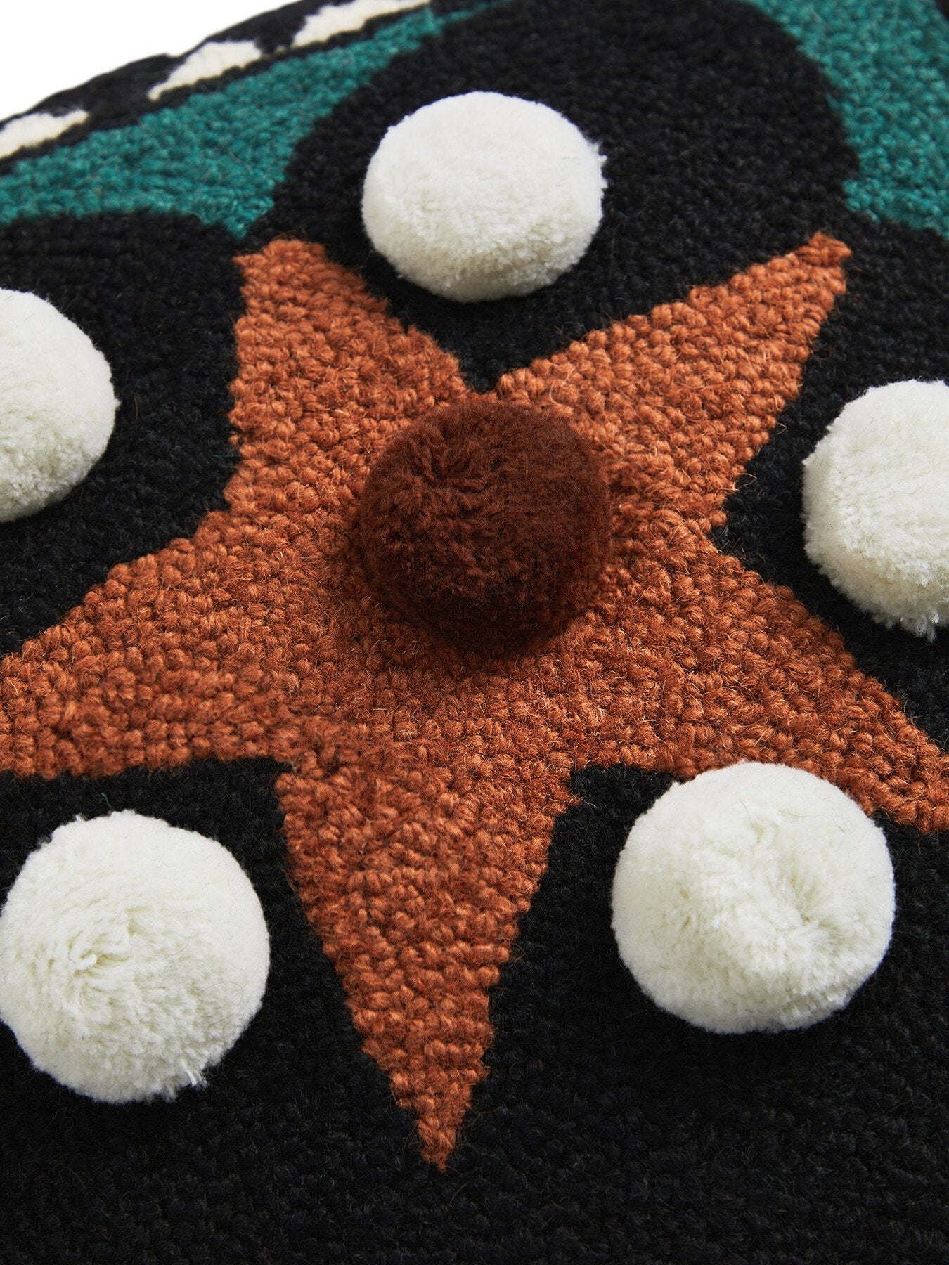 Teal and Pearls Cushion