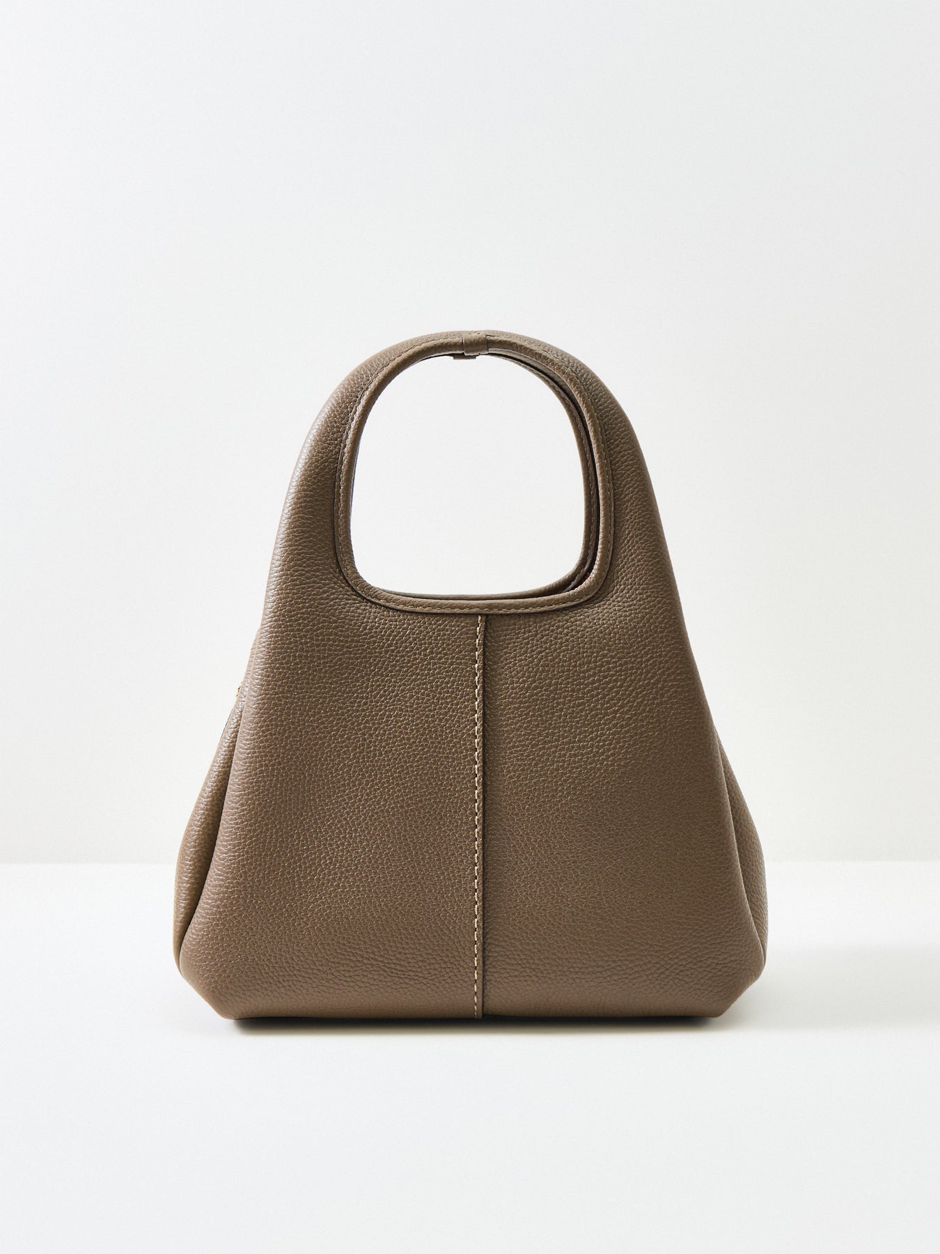 Lana 23 Leather Shoulder Bag Dark Stone