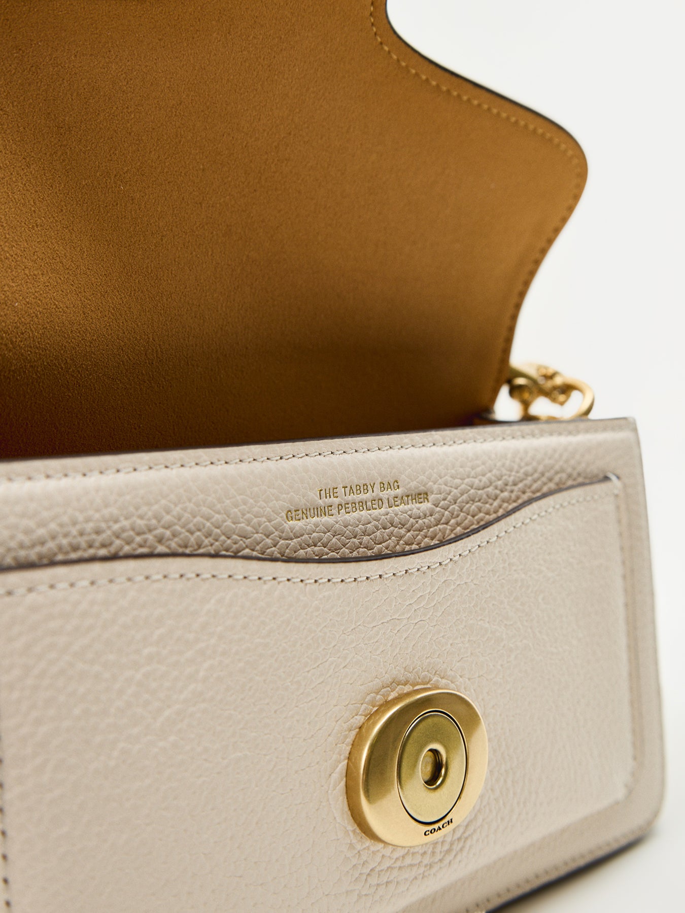 Tabby 20 Leather Shoulder Bag Chalk