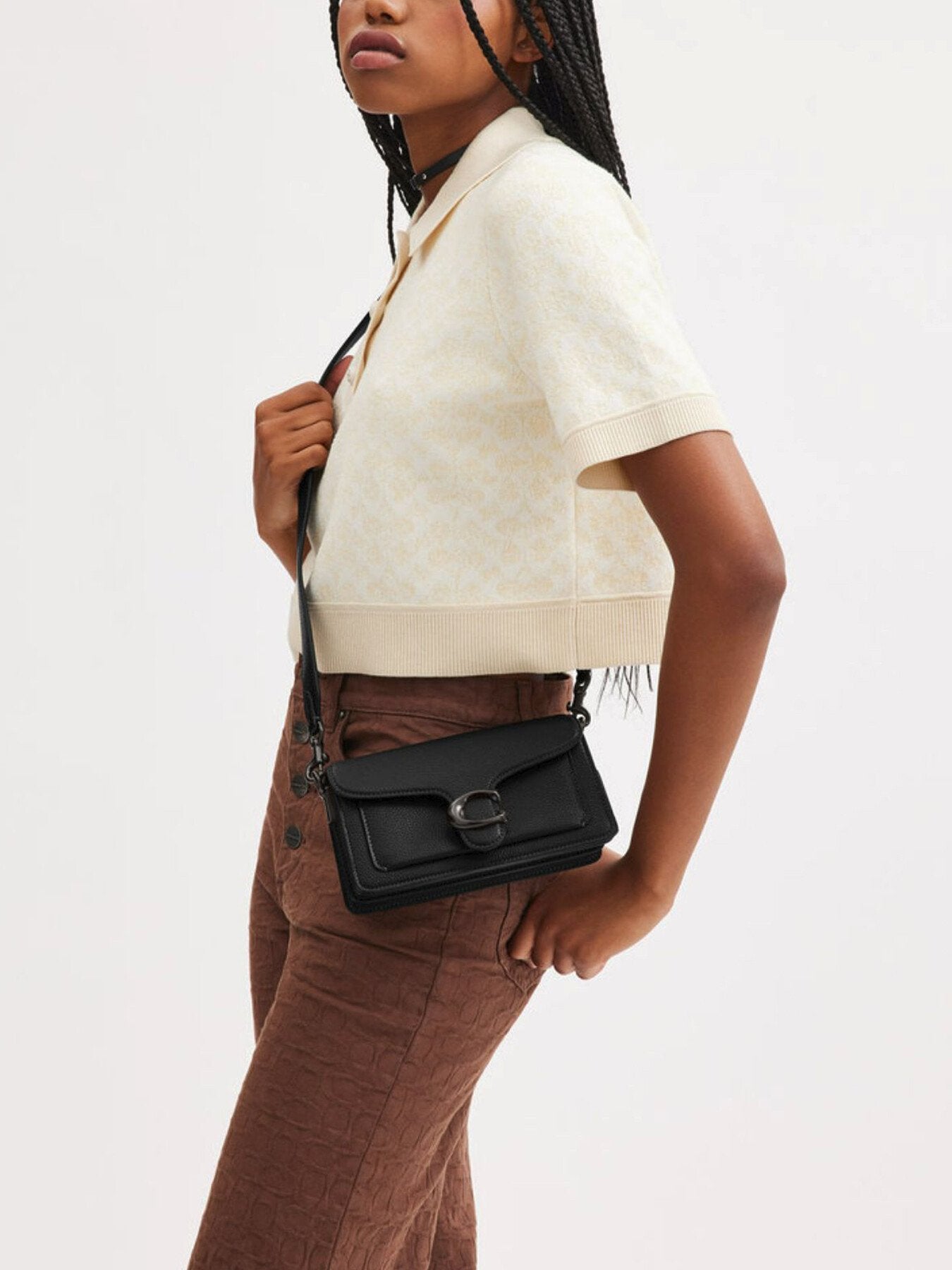 Black Tabby Shoulder Bag 20