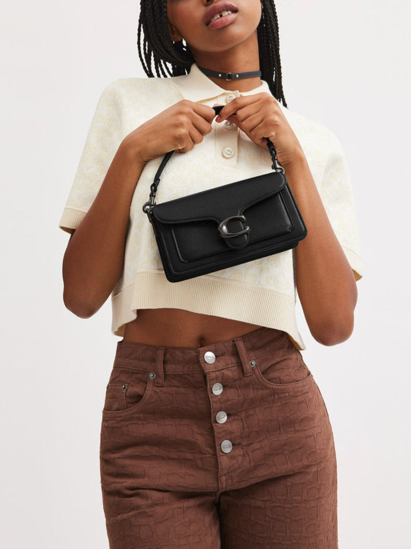 Black Tabby Shoulder Bag 20