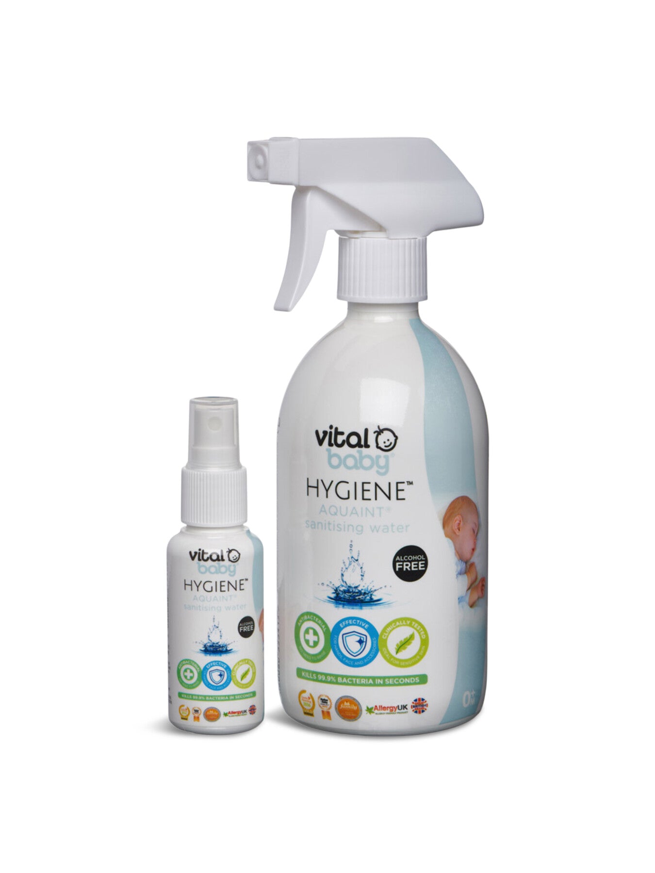 Vital Baby HYGIENE AQUAINT® sanitising water 500ml