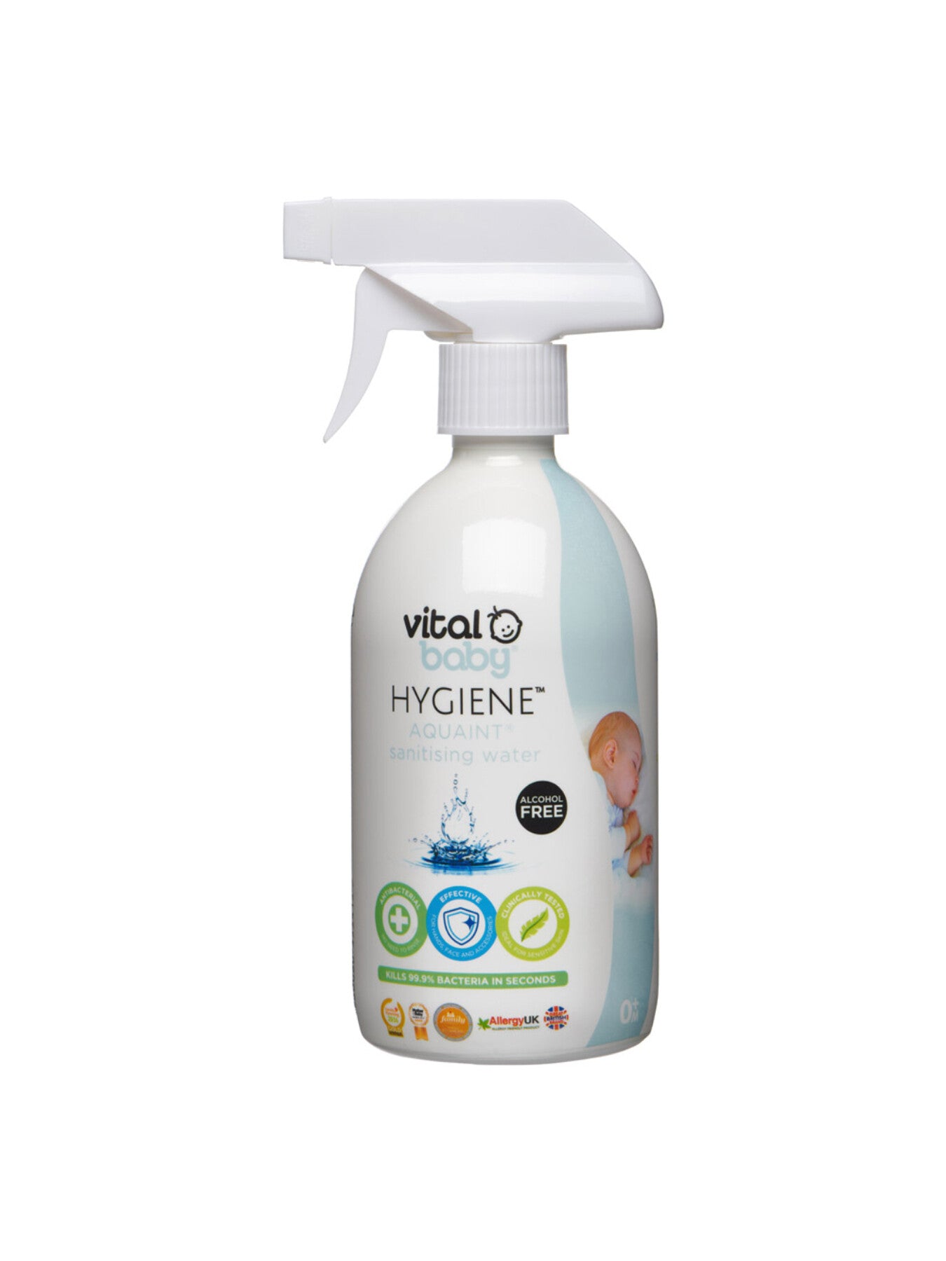 Vital Baby HYGIENE AQUAINT® sanitising water 500ml