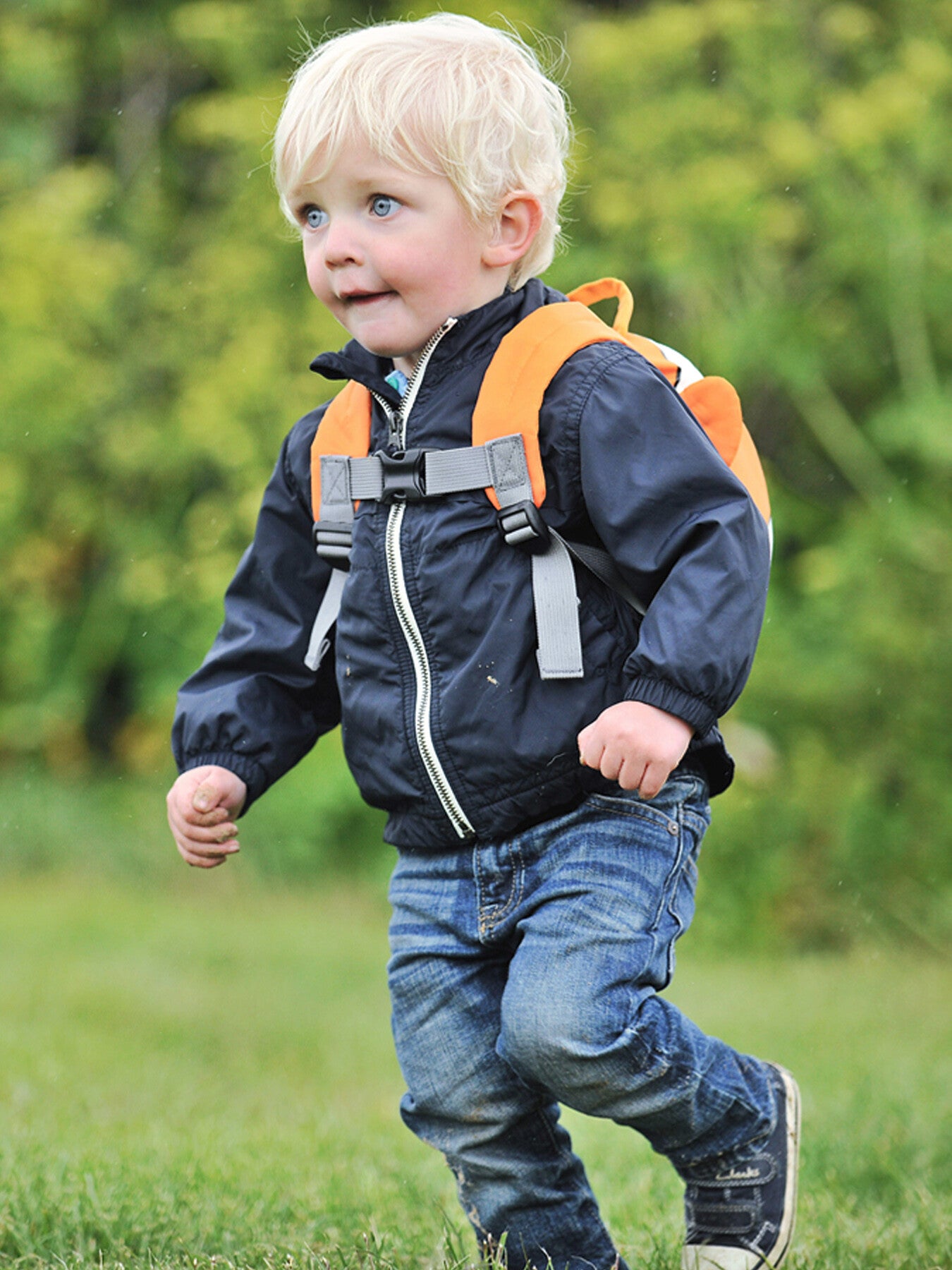 Clownfish Toddler Backpack Orange