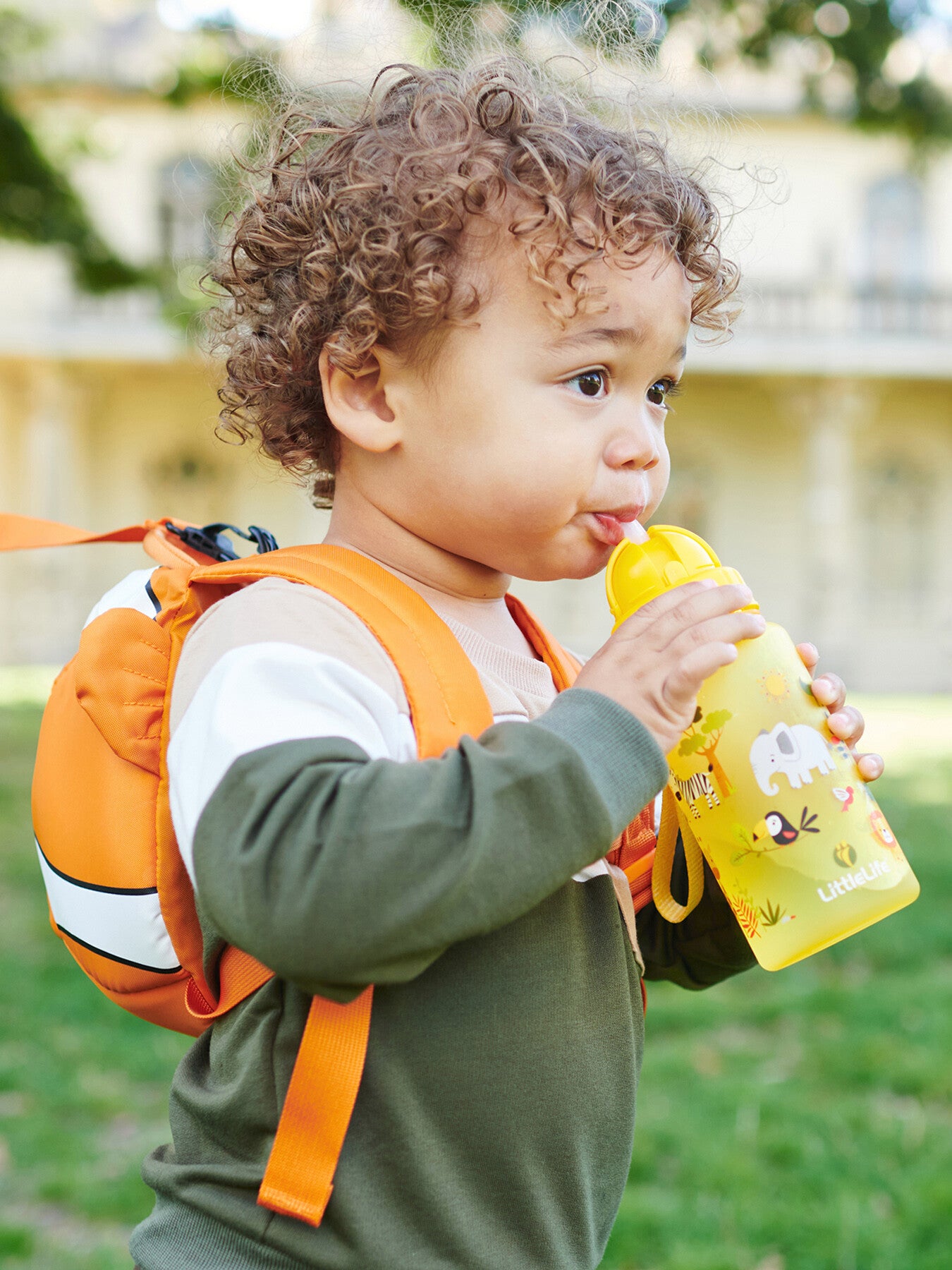 Clownfish Toddler Backpack Orange