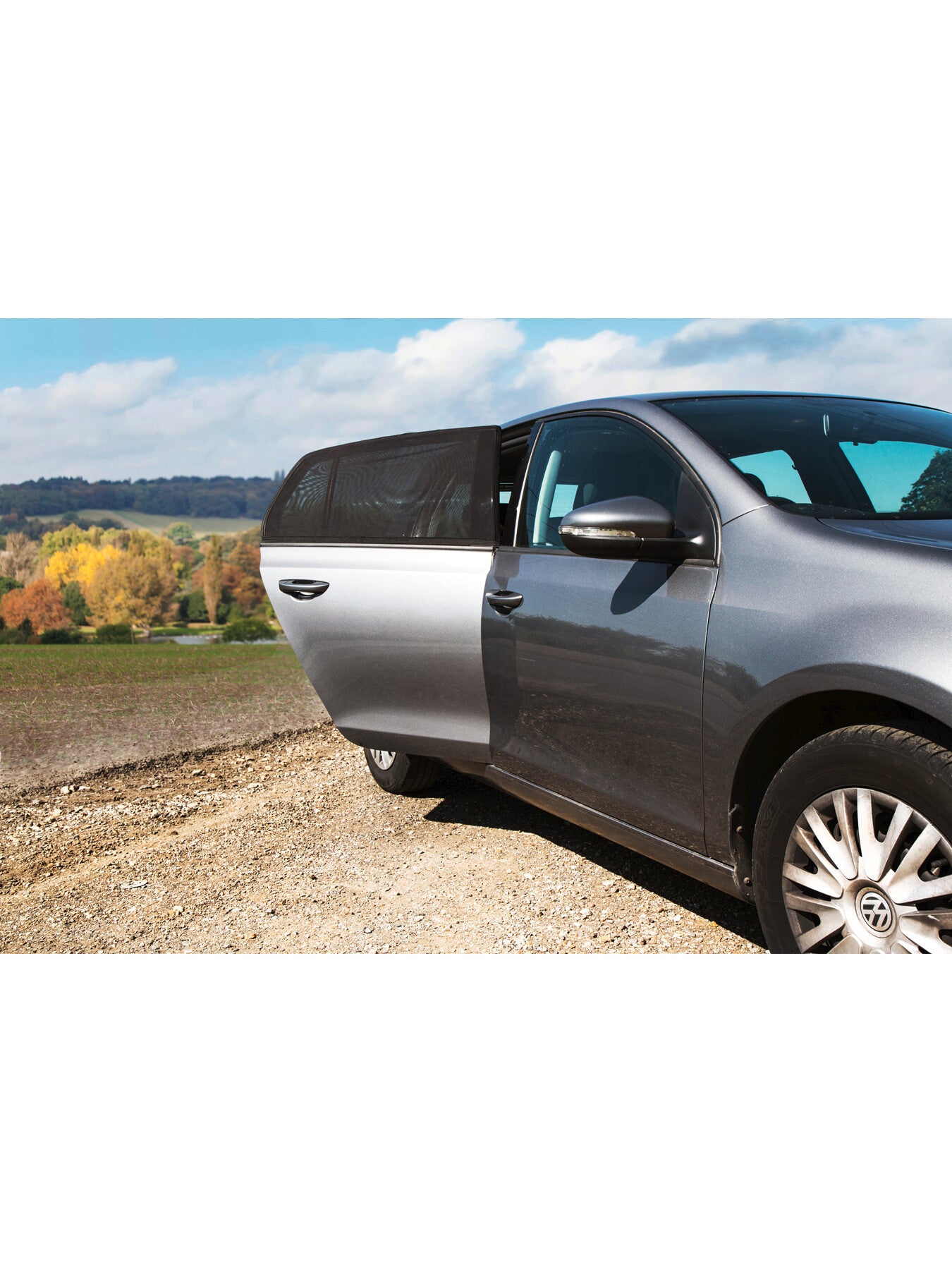 Car Sun Shades 2 Pack Black