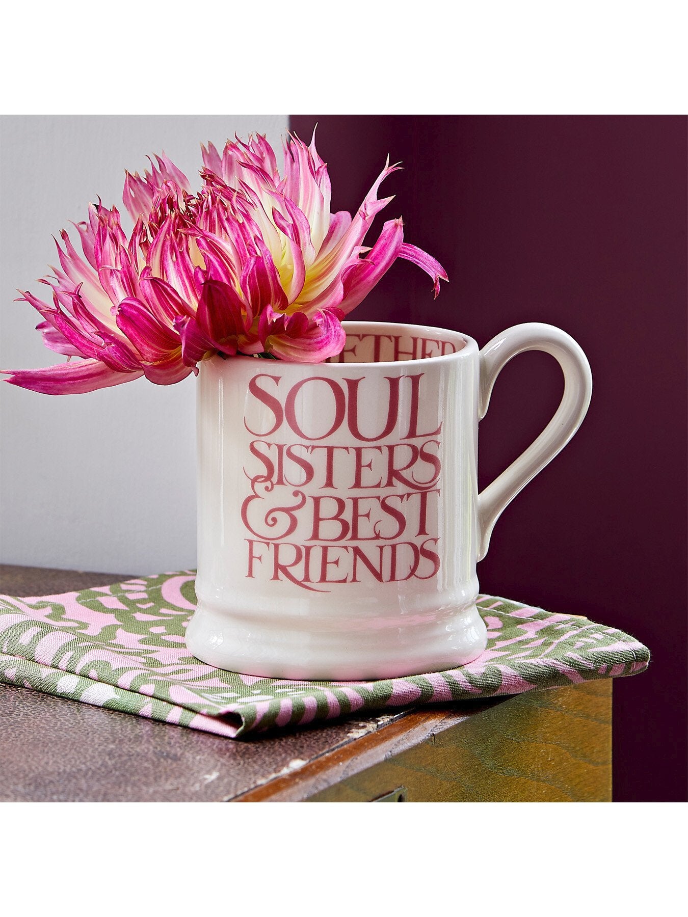 Pink Toast Soul Sisters 12 Pint Mug