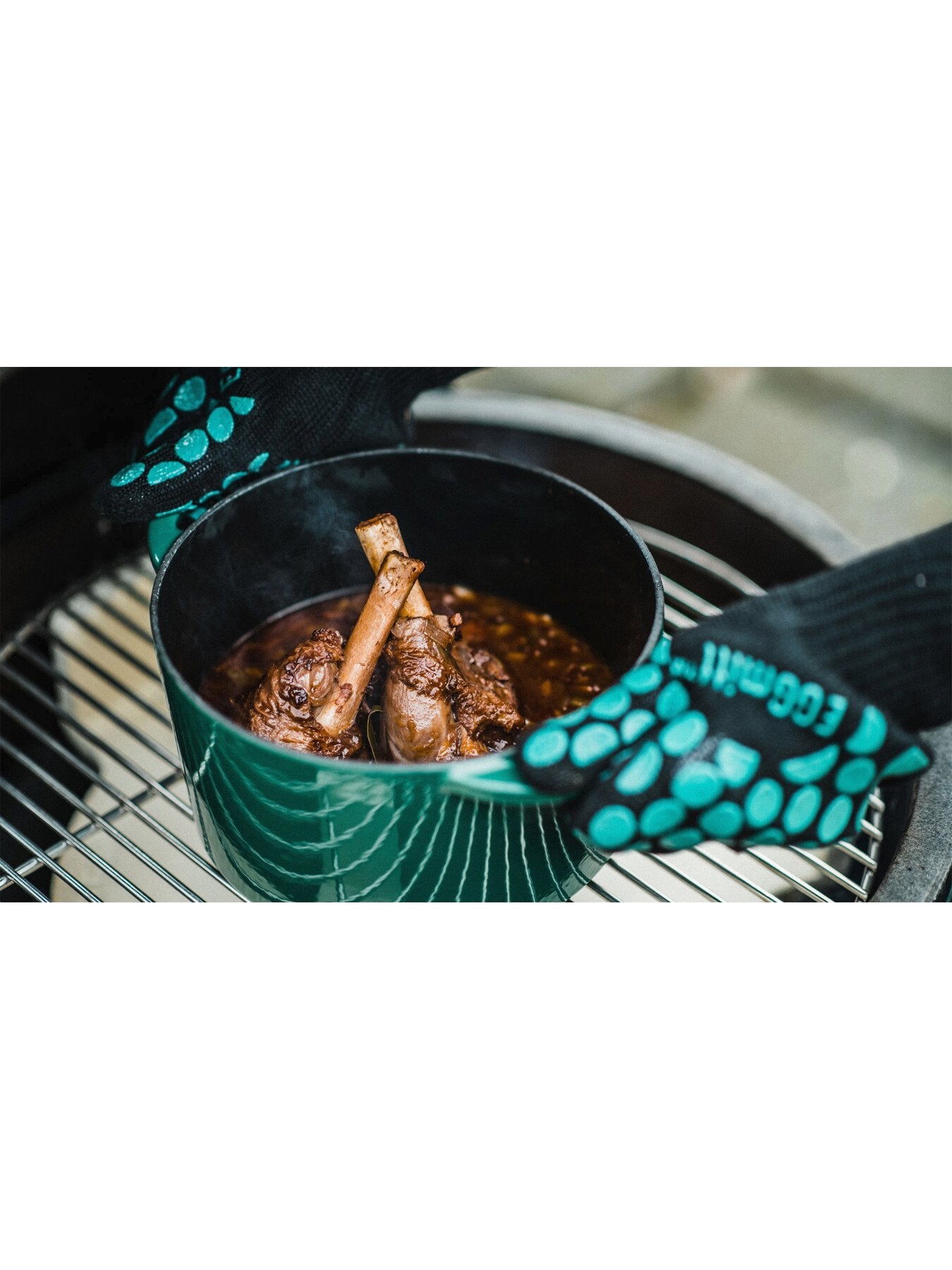 EGGmitt high heat BBQ glove extra long