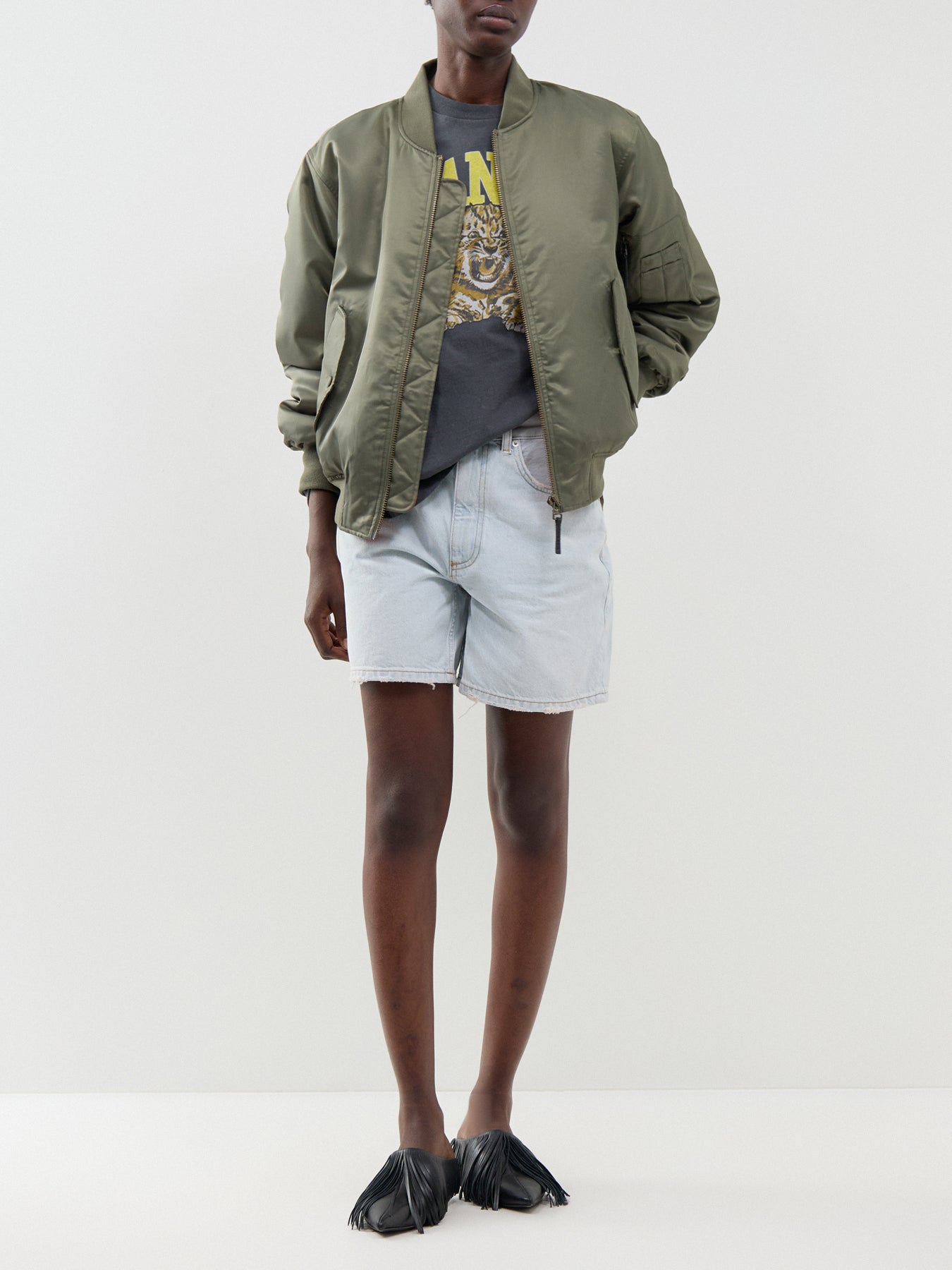 LEON BOMBER ARMY GREEN