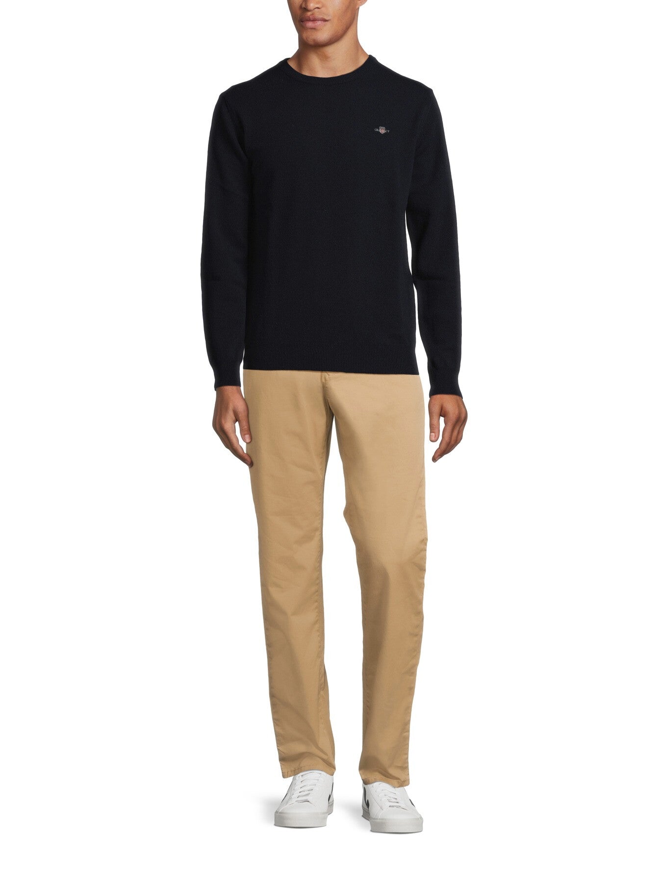 Crew Neck Superfine Lambswool Sweater